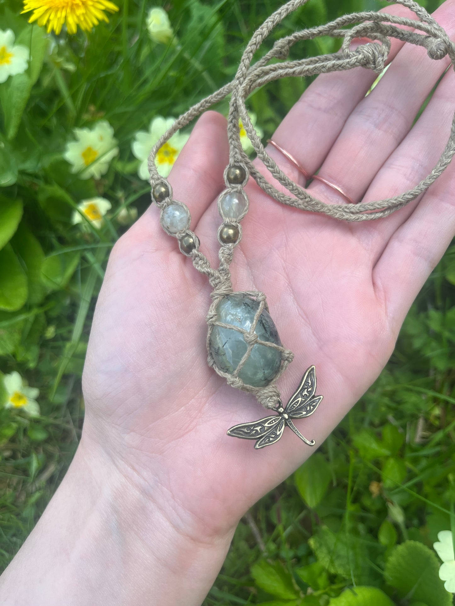 Prehnite Necklace ₊⊹