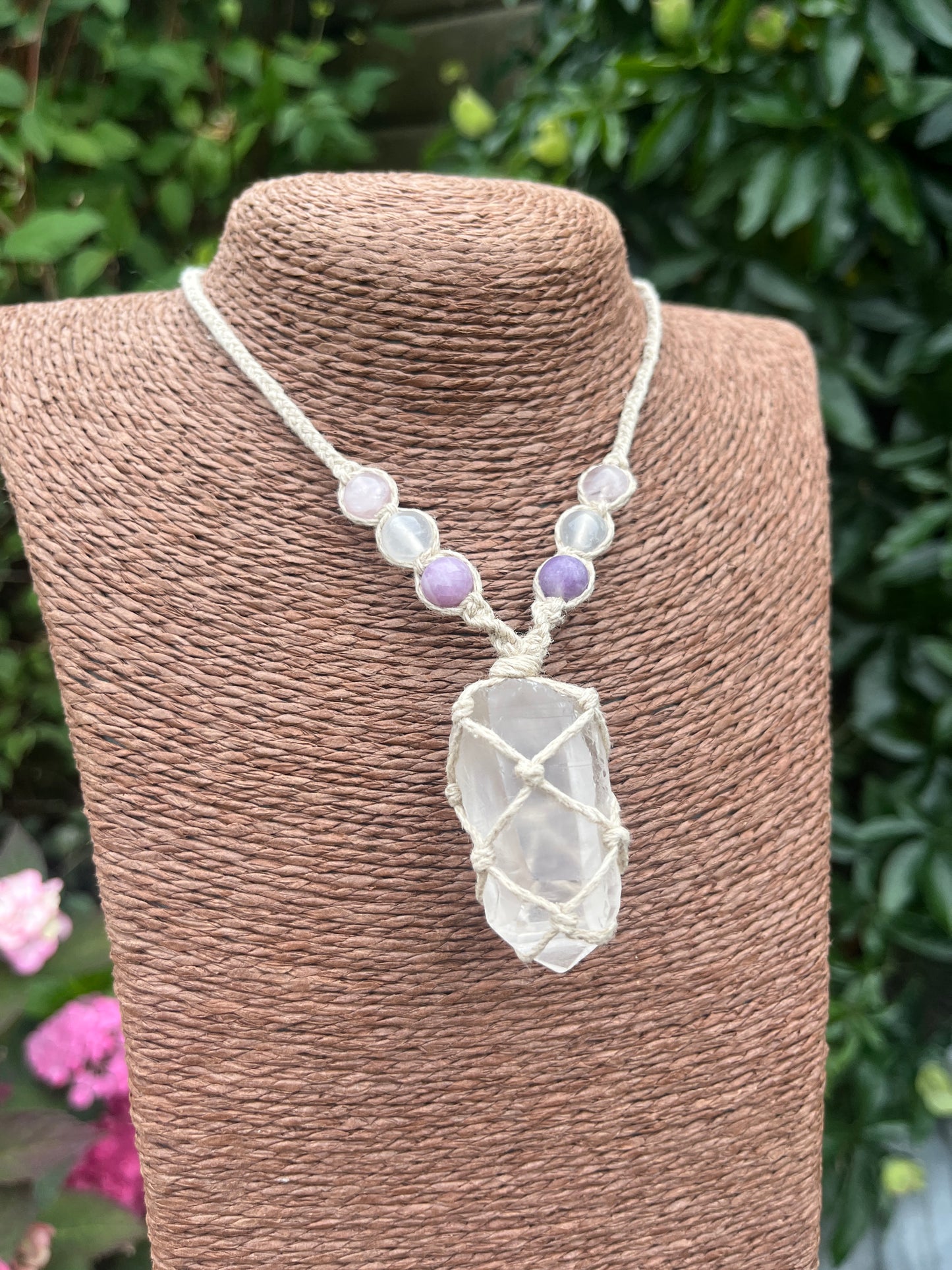 Wisdom & Connection Lemurian Quartz Necklace ☆