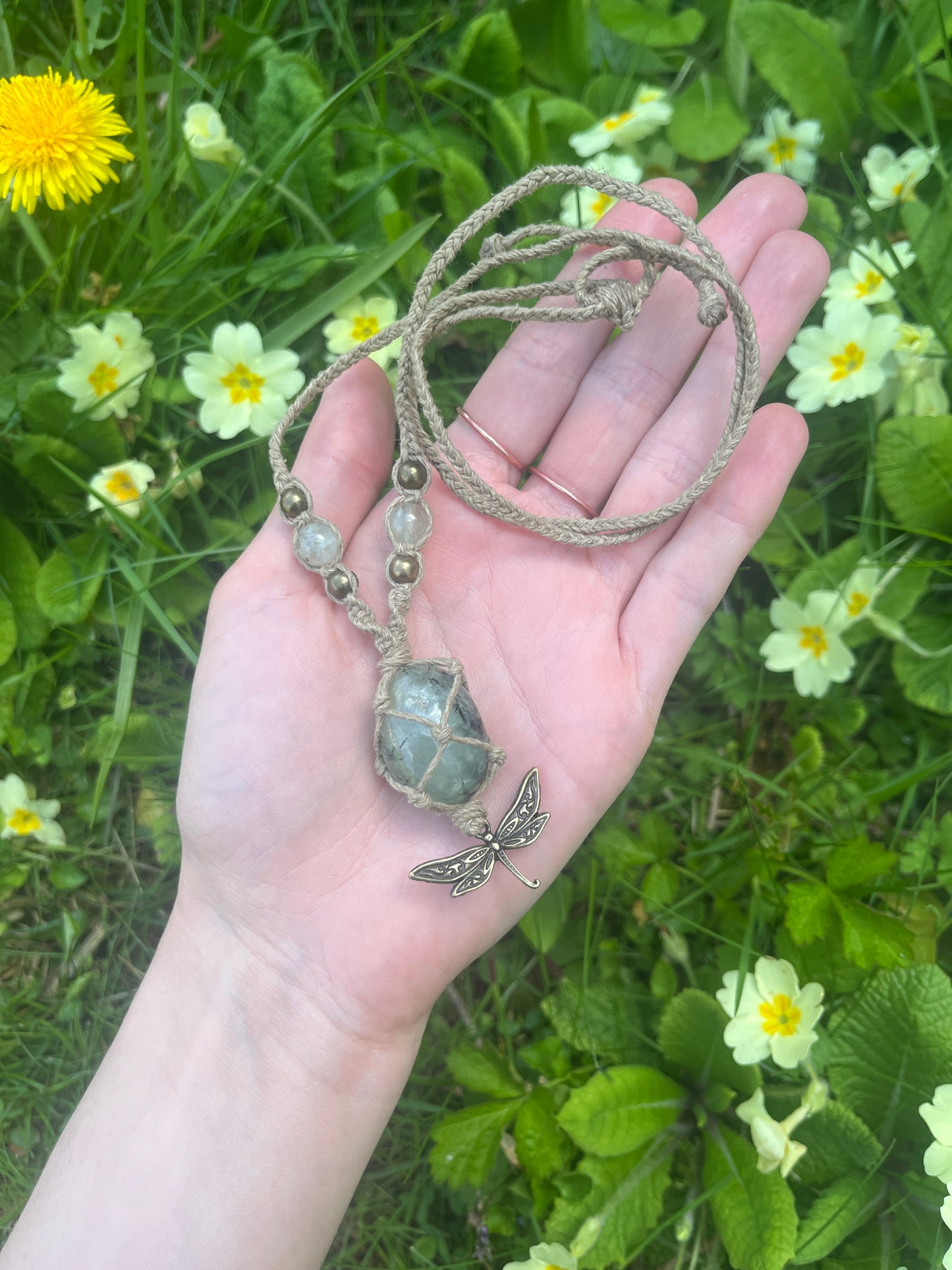 Prehnite Necklace ₊⊹