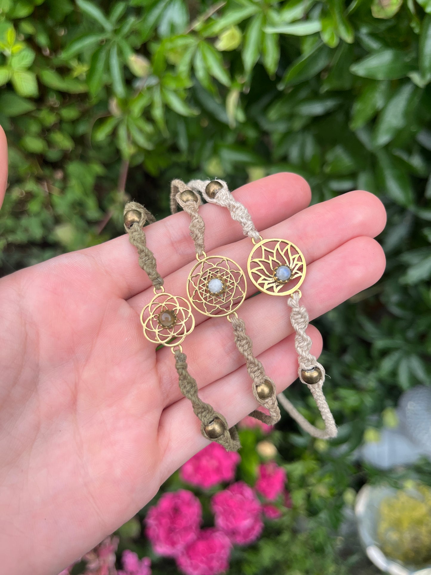 Brass Charm Anklets ⊹ ࣪ ˖