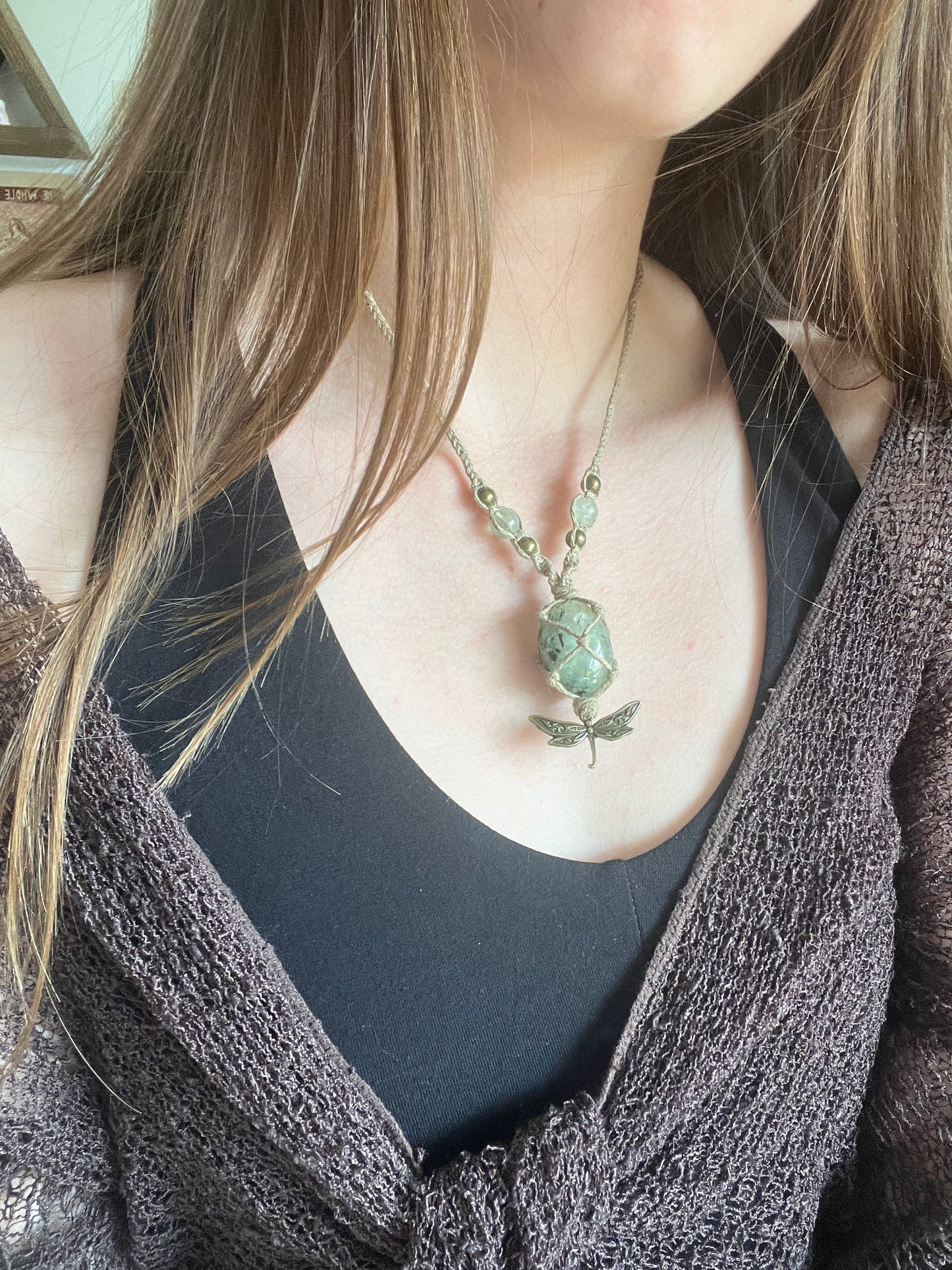 Prehnite Necklace ₊⊹
