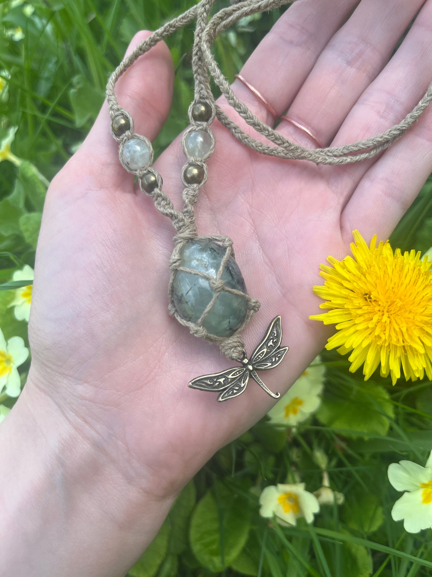 Prehnite Necklace ₊⊹