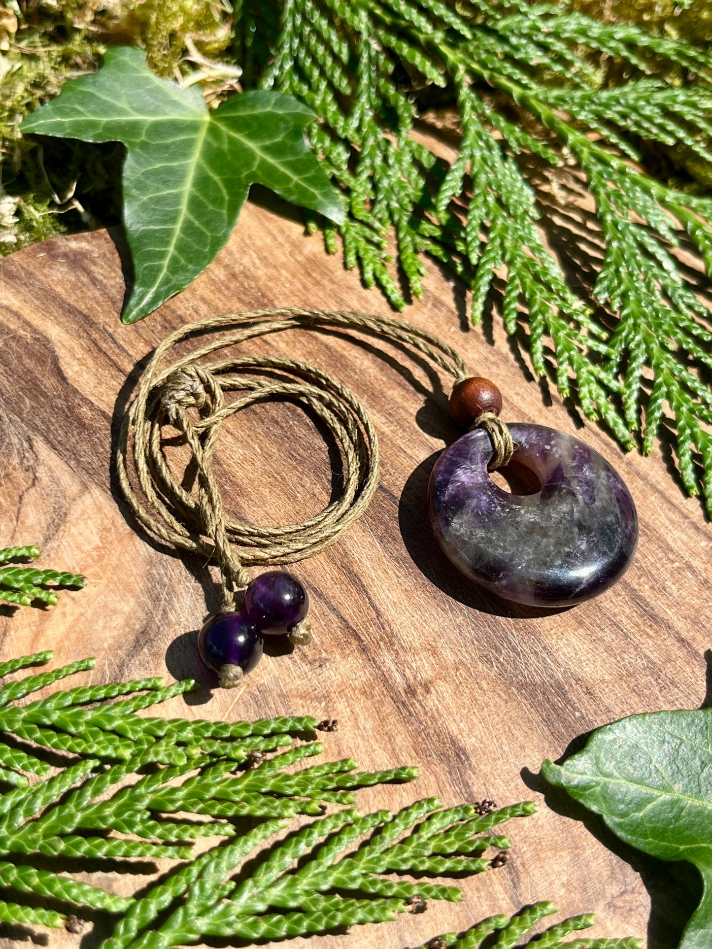 Peace & Positivity Amethyst Necklace ⋆.˚