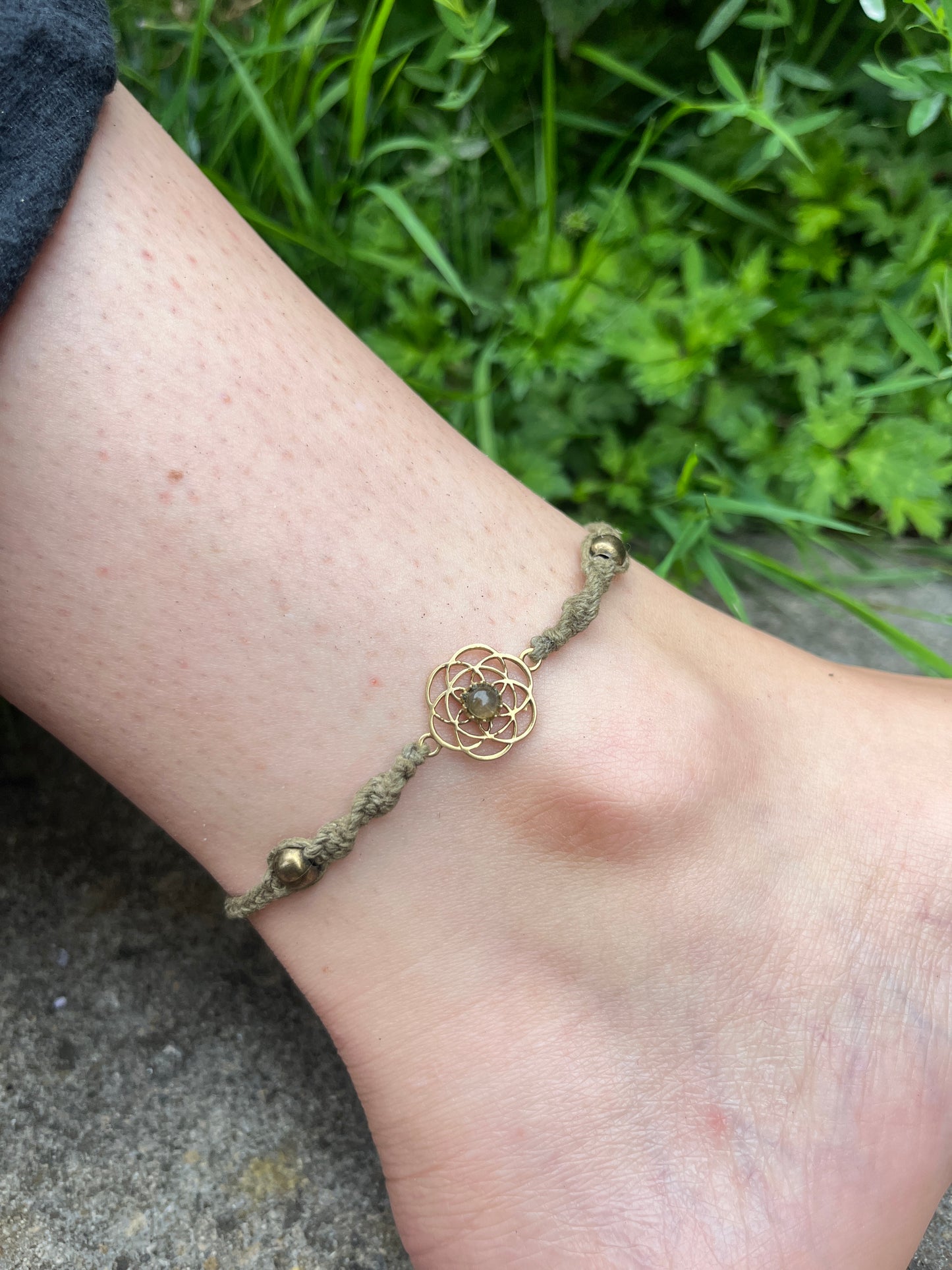 Brass Charm Anklets ⊹ ࣪ ˖
