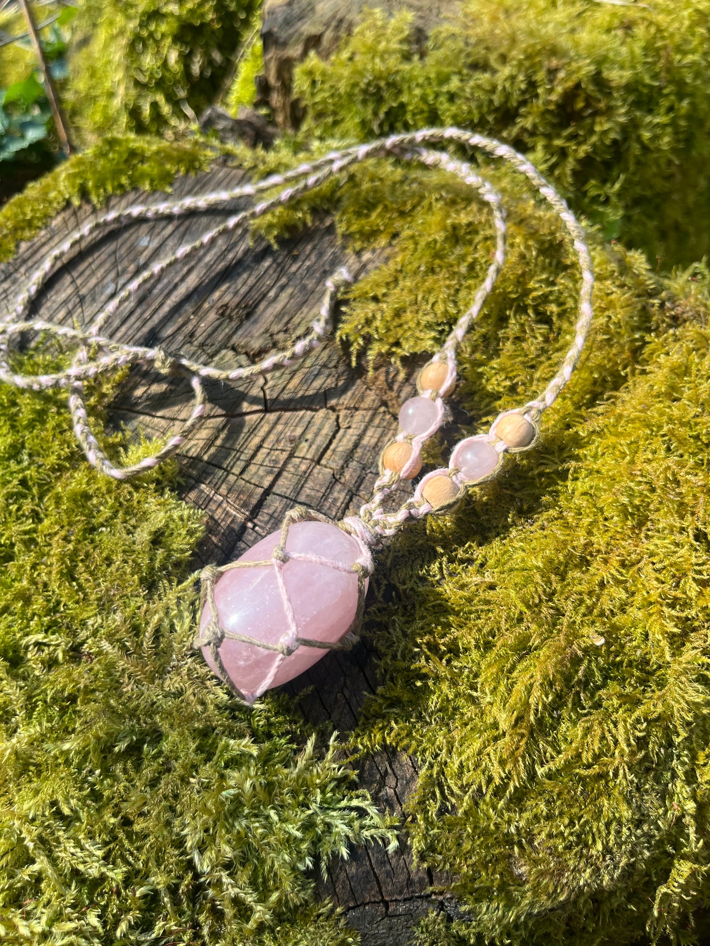 Self-love & Confidence - Rose Quartz Necklace ♡︎