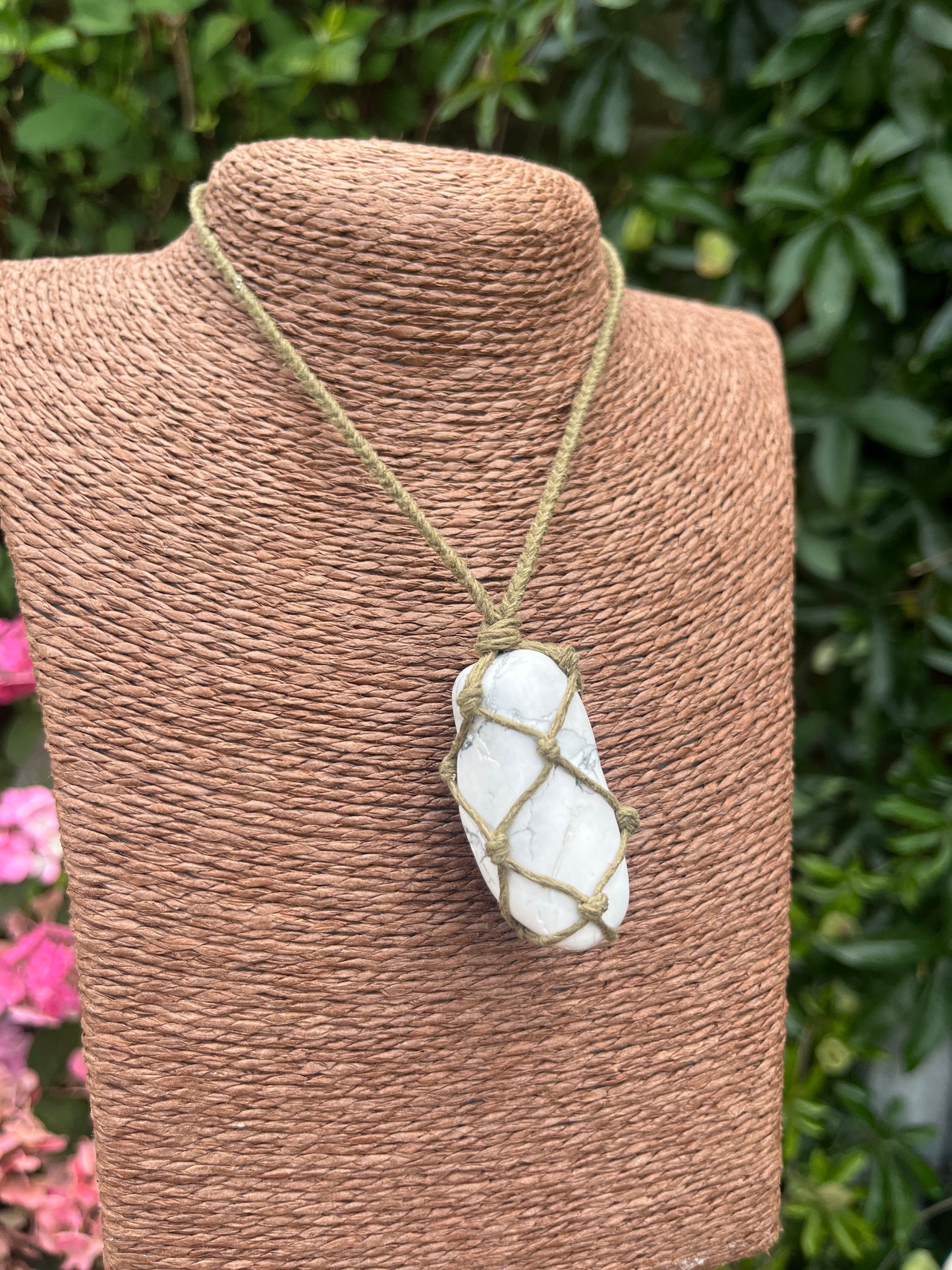 Peace & Patience Howlite Necklace ₊ ⊹