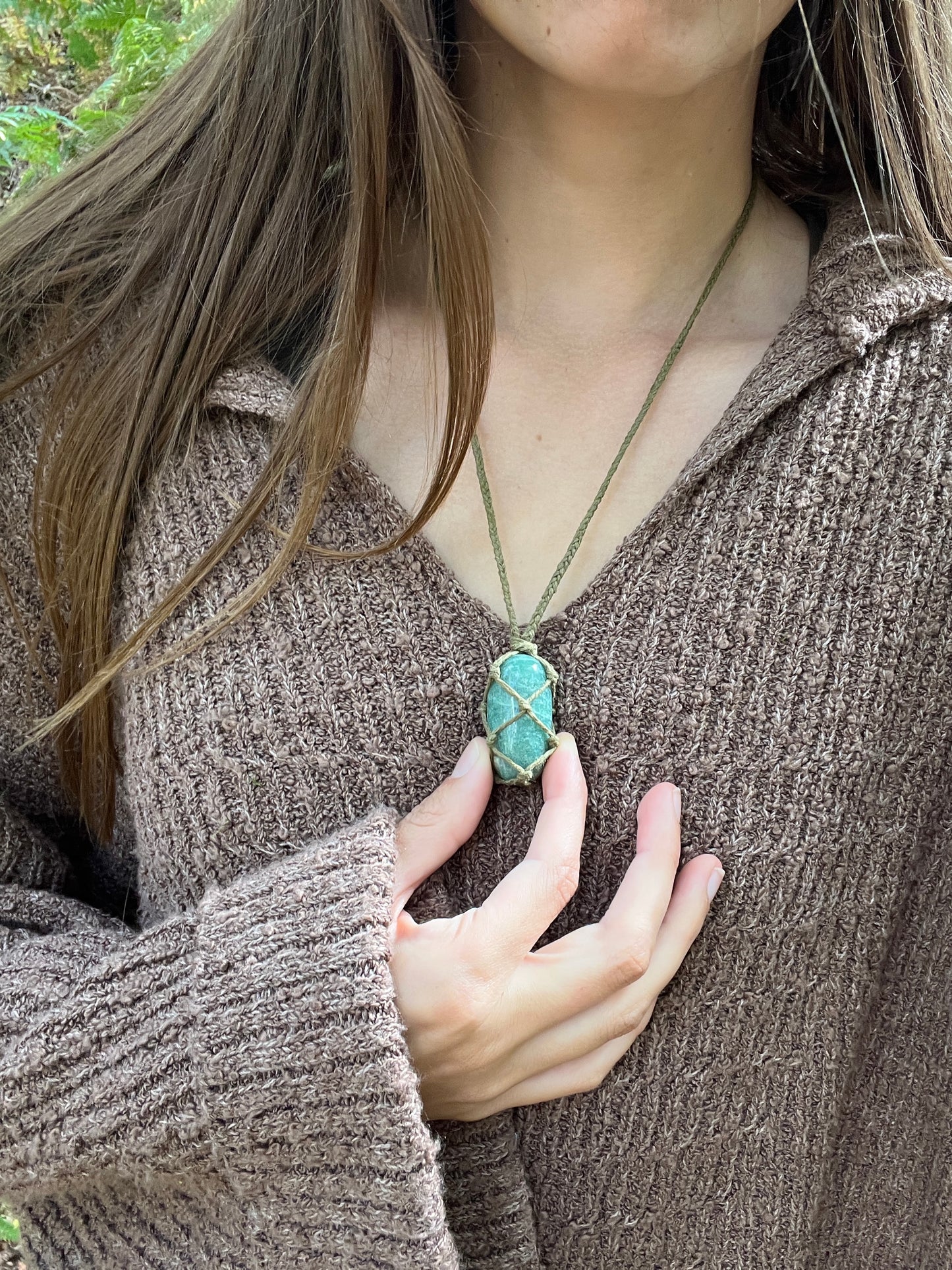 Confidence & Communication Amazonite Necklace ꩜