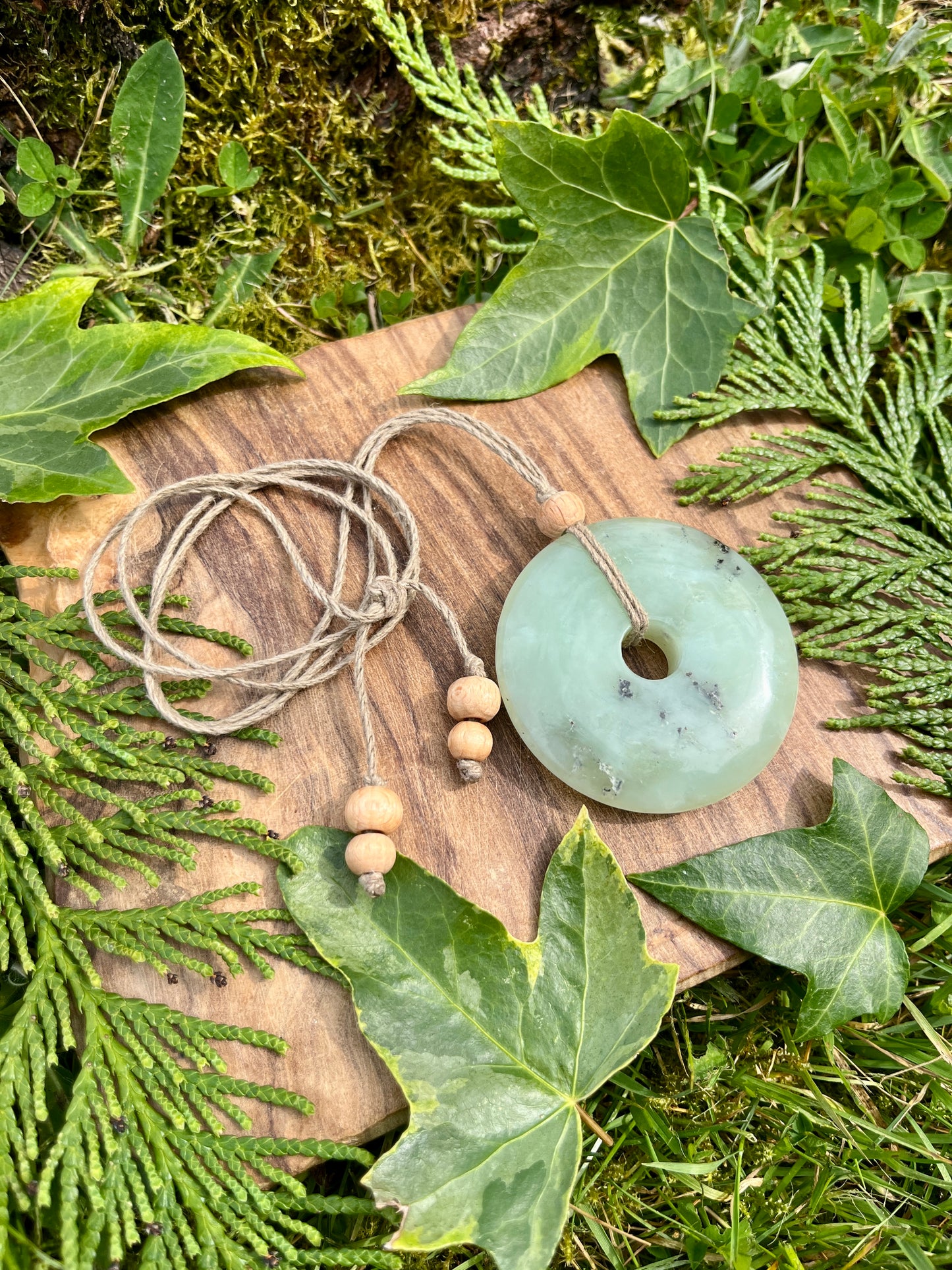 Luck & Abundance Jade Necklace ⋆.˚