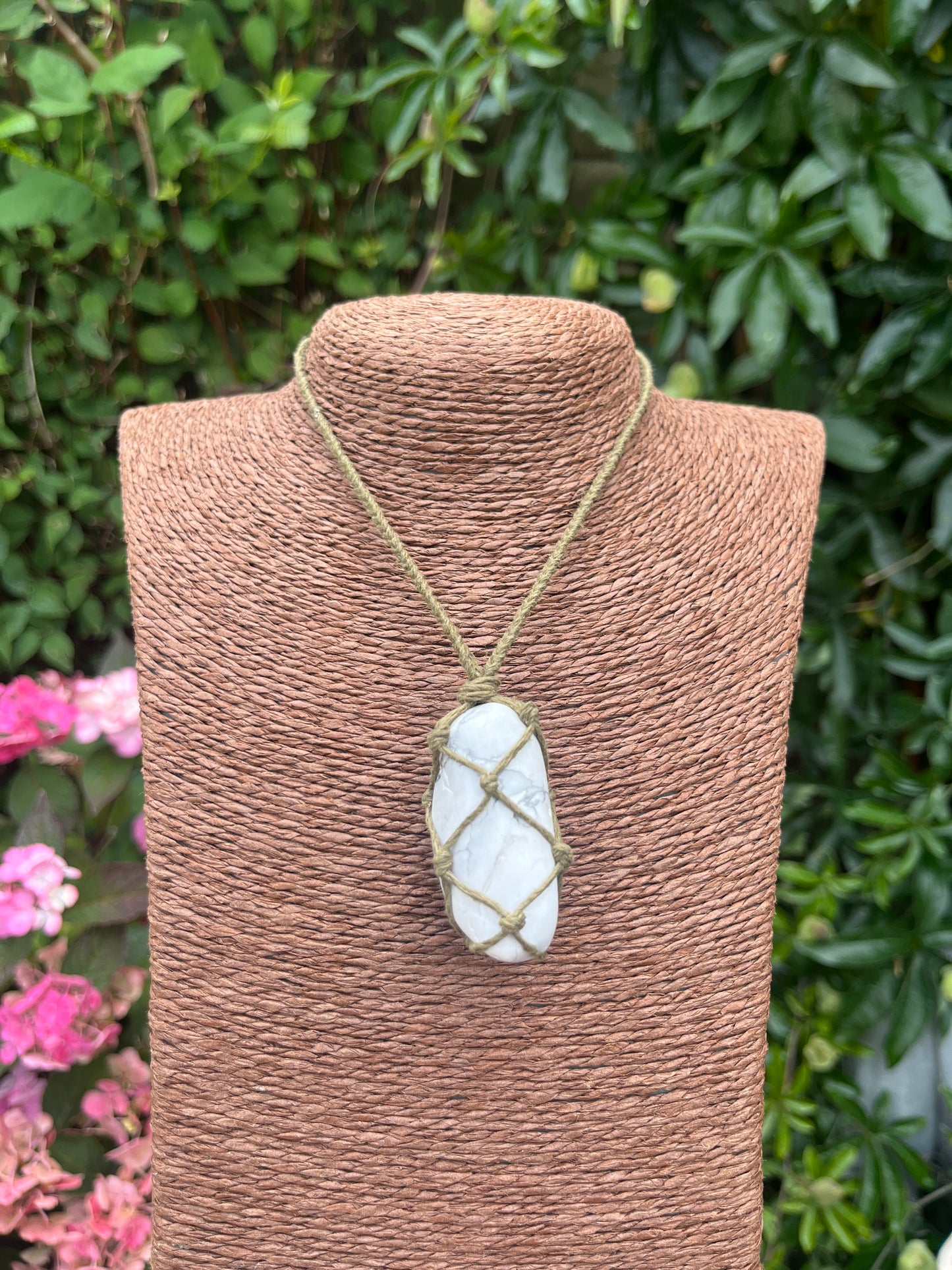 Peace & Patience Howlite Necklace ₊ ⊹