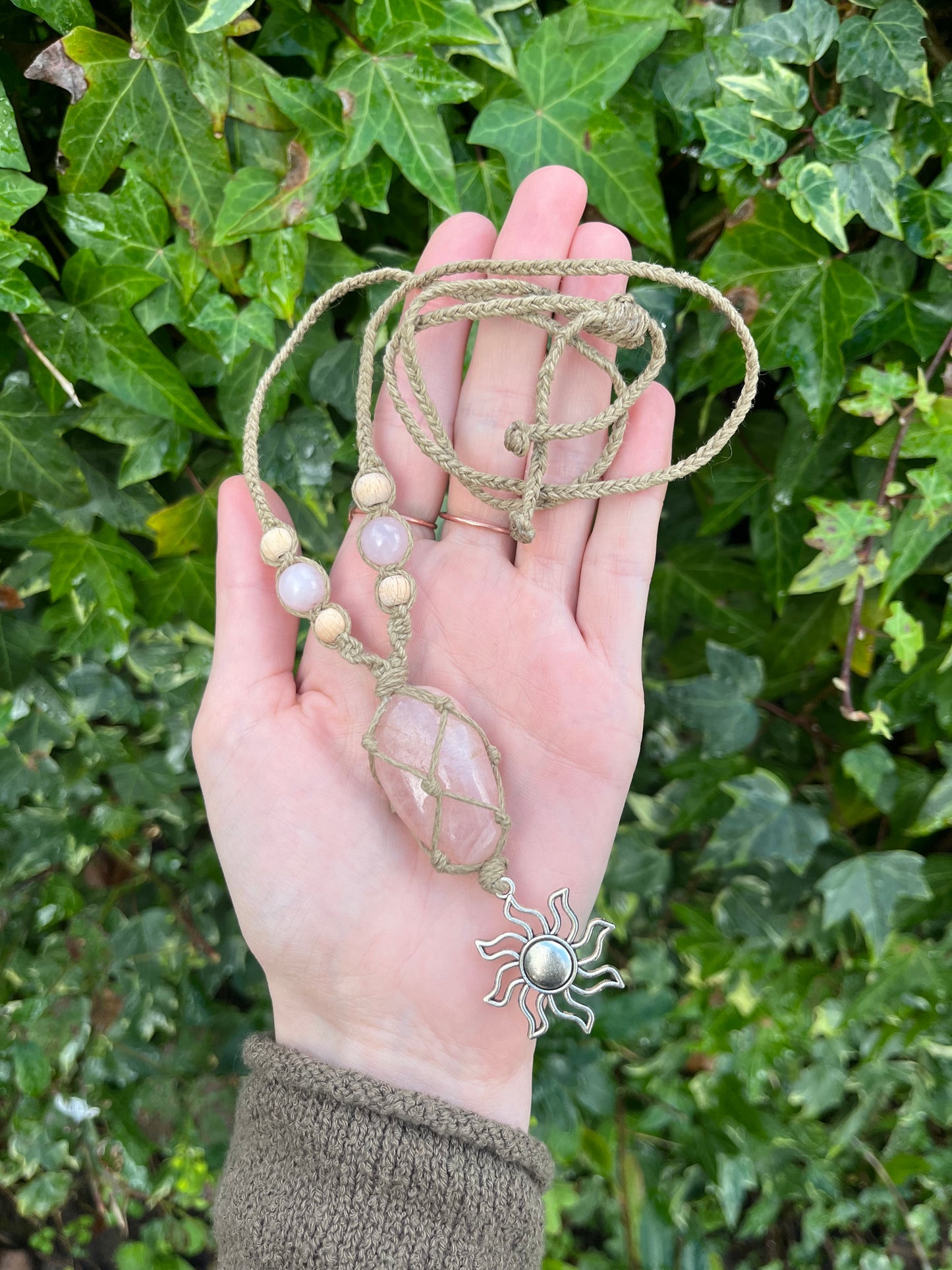 Rose Quartz Necklace 🌹🌷