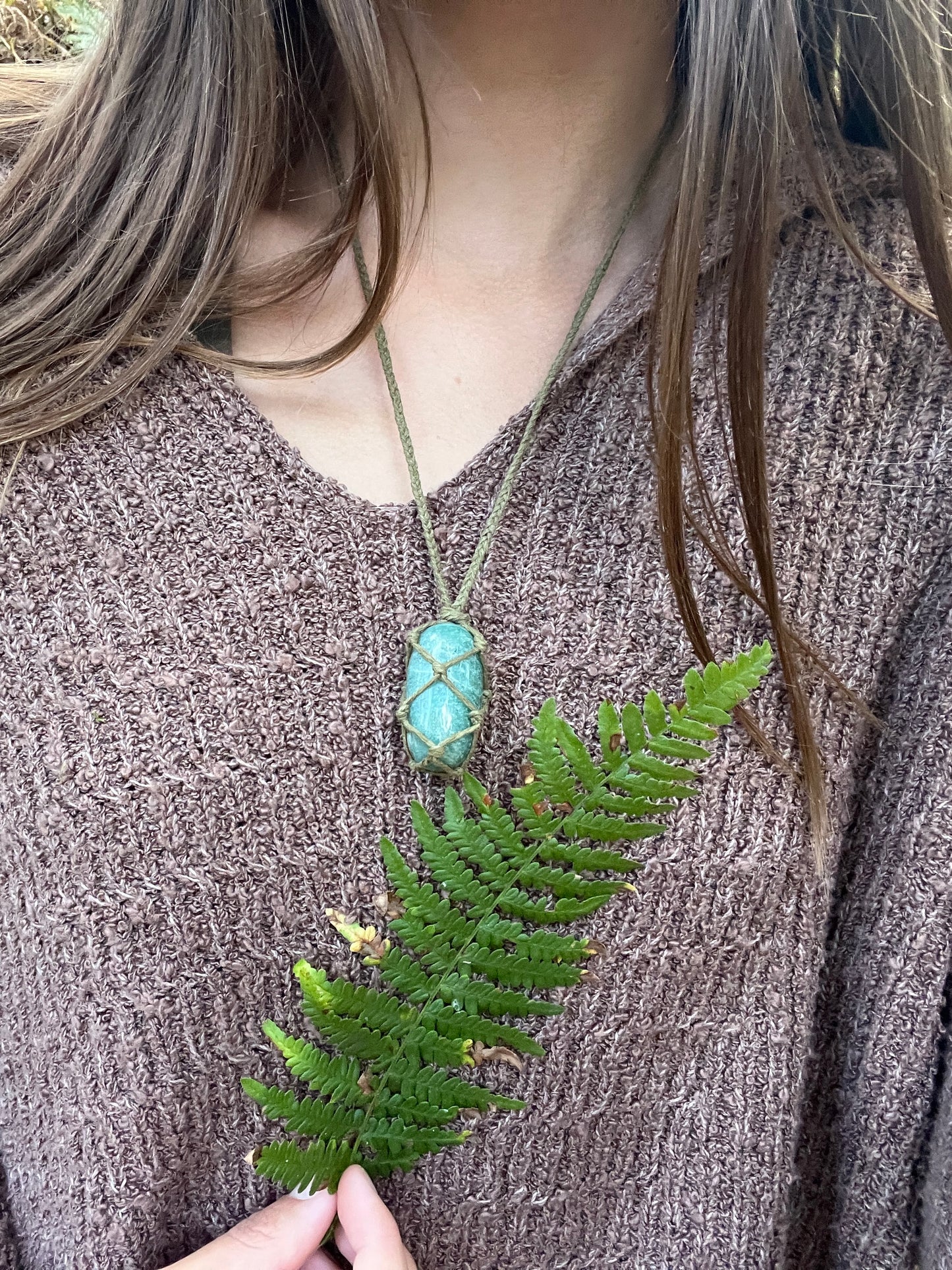 Confidence & Communication Amazonite Necklace ꩜