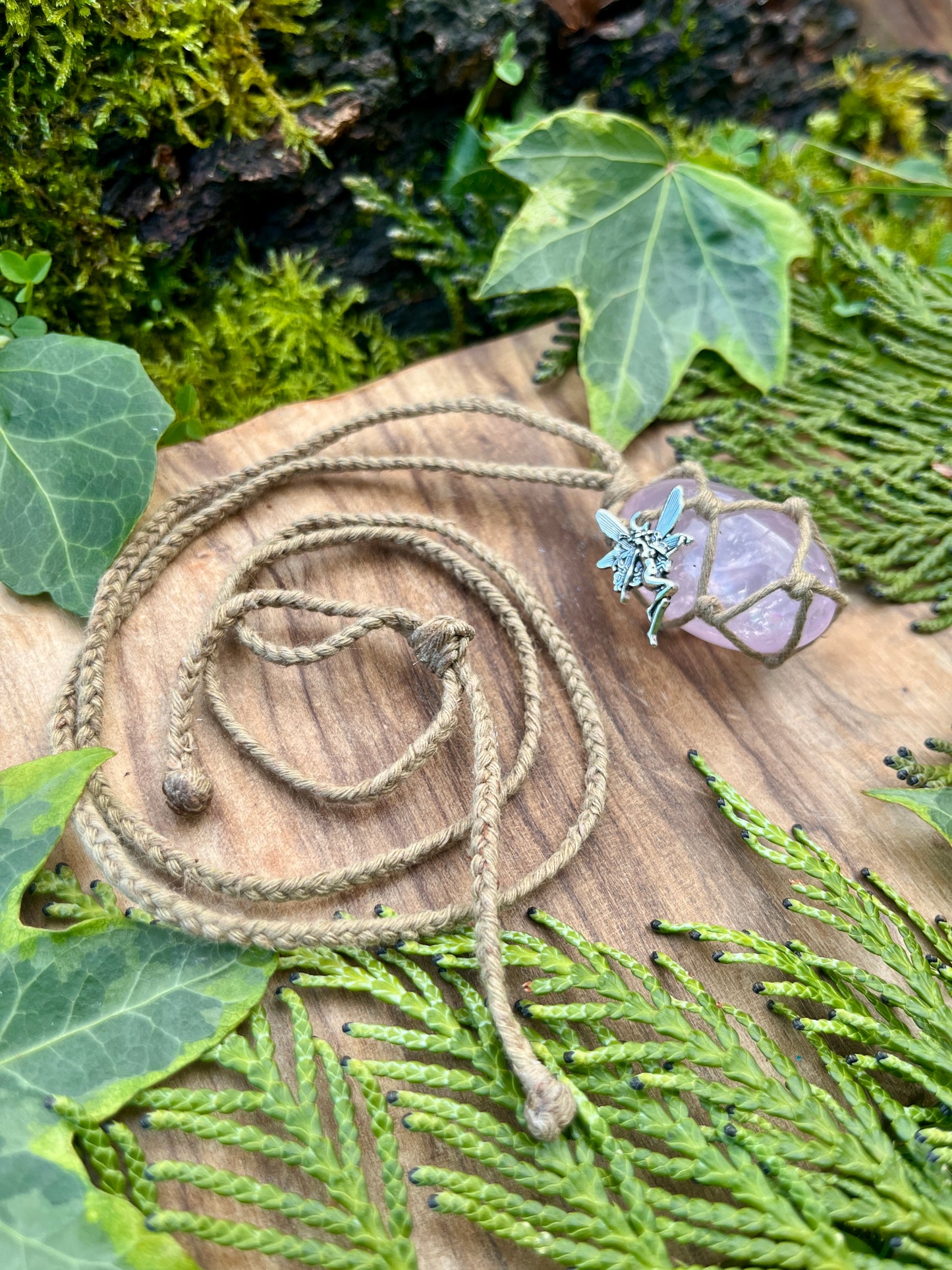 Self-love and Confidence Rose Quartz Necklace ⊹ ࣪ ˖