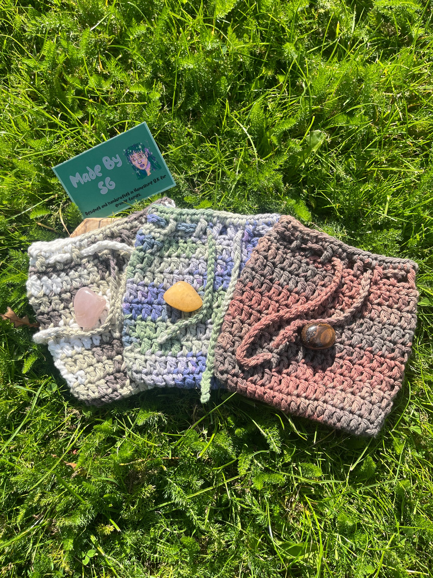 Crochet Crystal Pouches