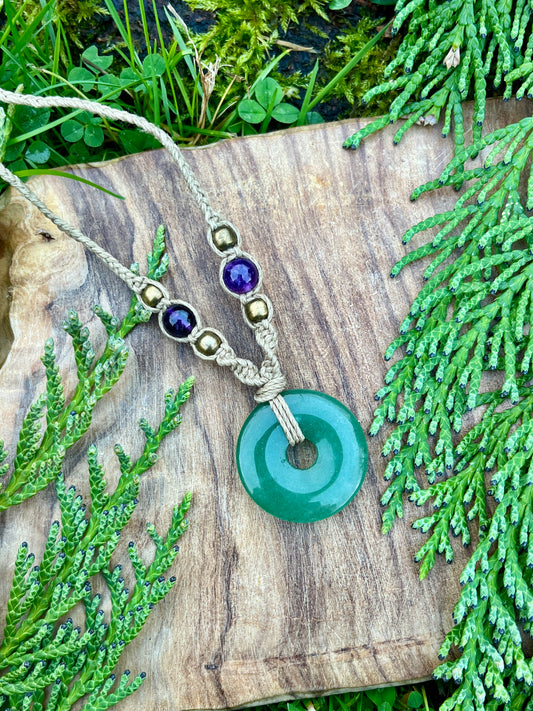 Abundance & Opportunity Green Aventurine Necklace ꩜