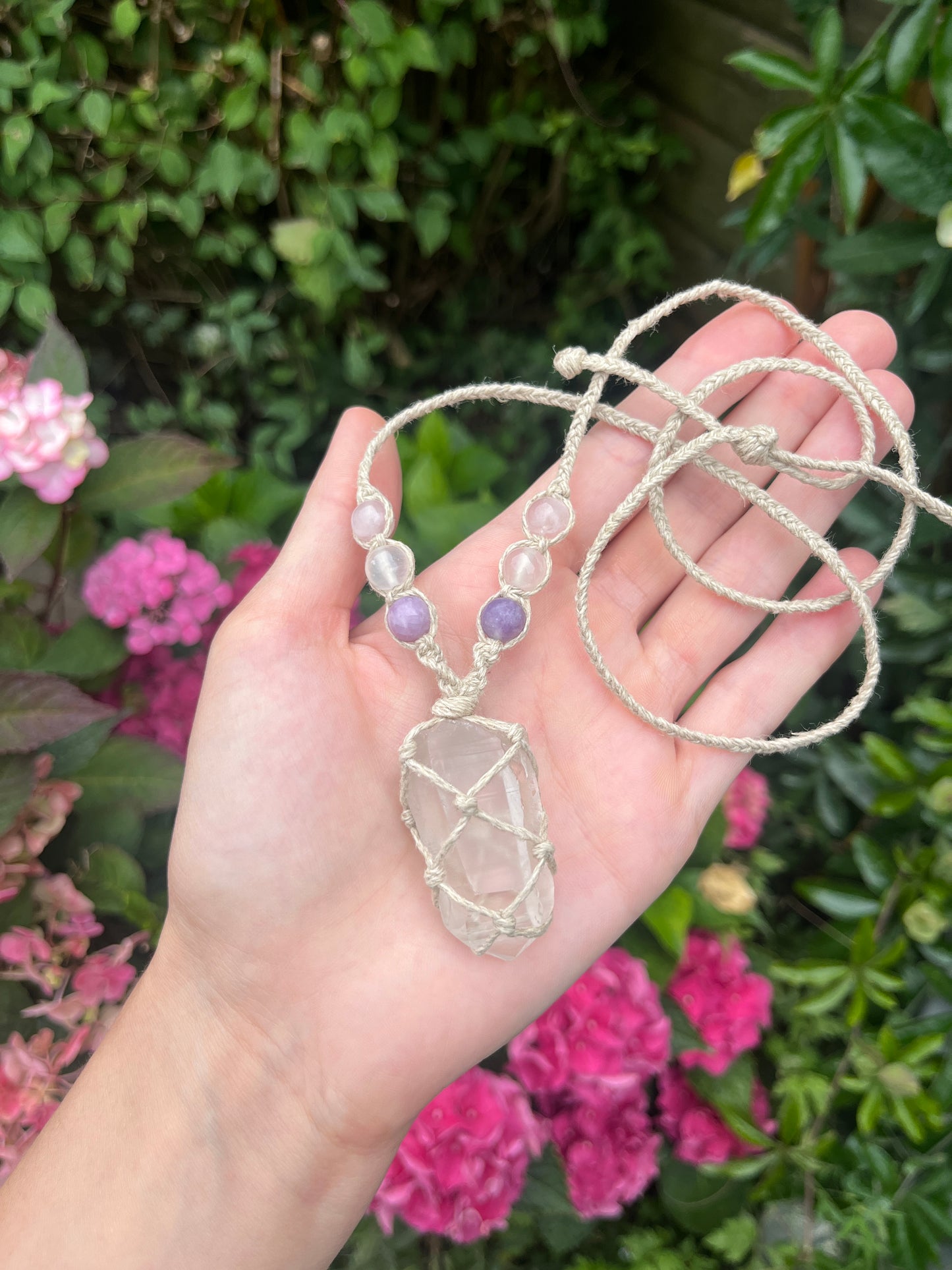 Wisdom & Connection Lemurian Quartz Necklace ☆
