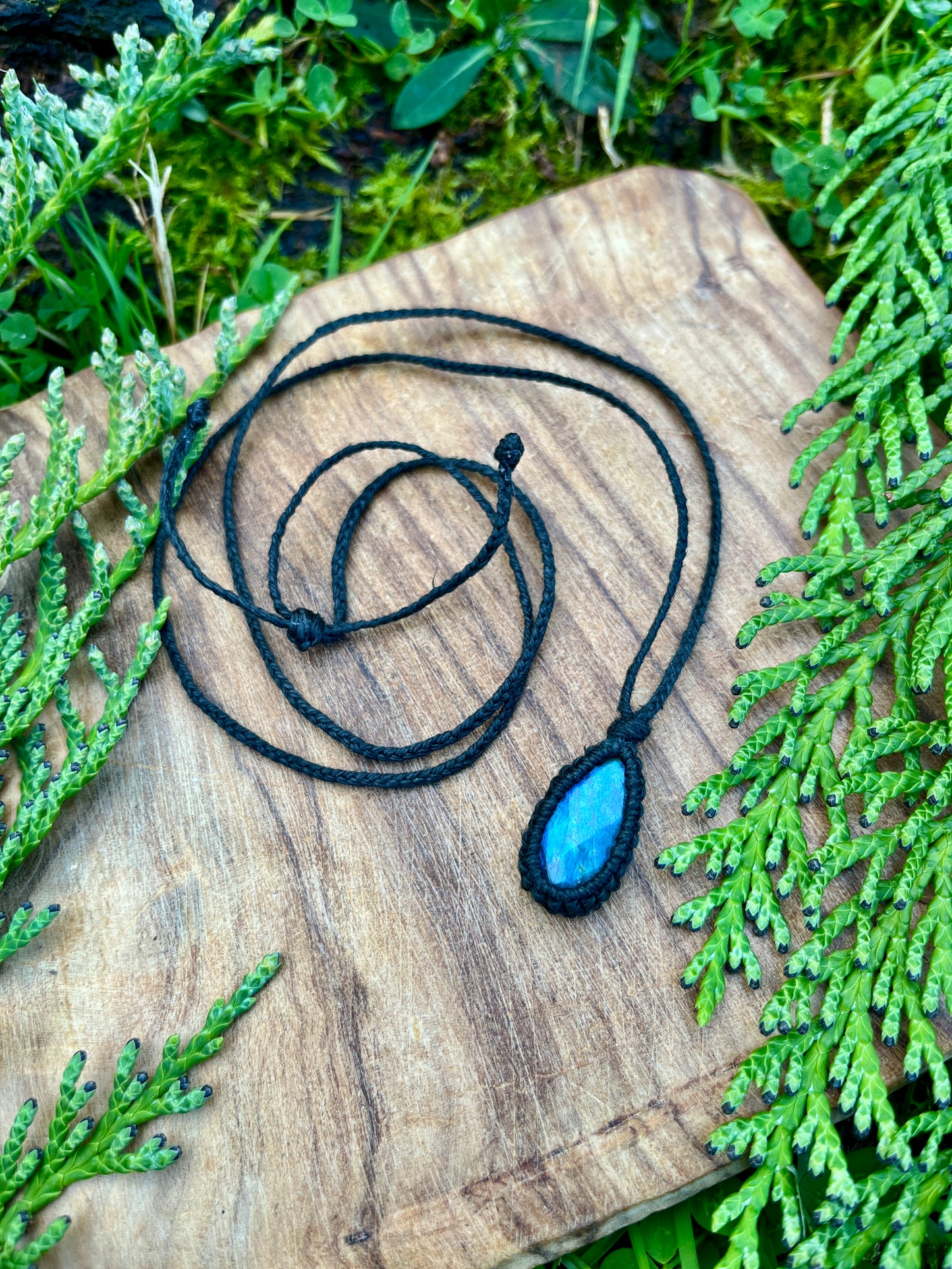 Transformation & Growth Labradorite Dainty Necklace ꩜
