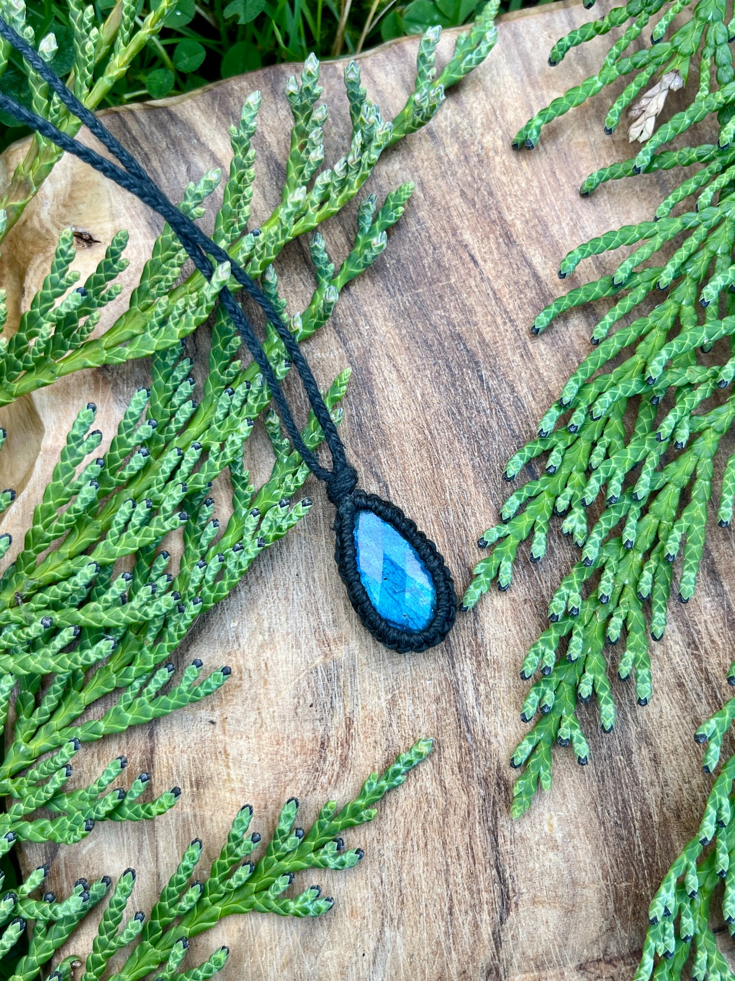 Transformation & Growth Labradorite Dainty Necklace ꩜