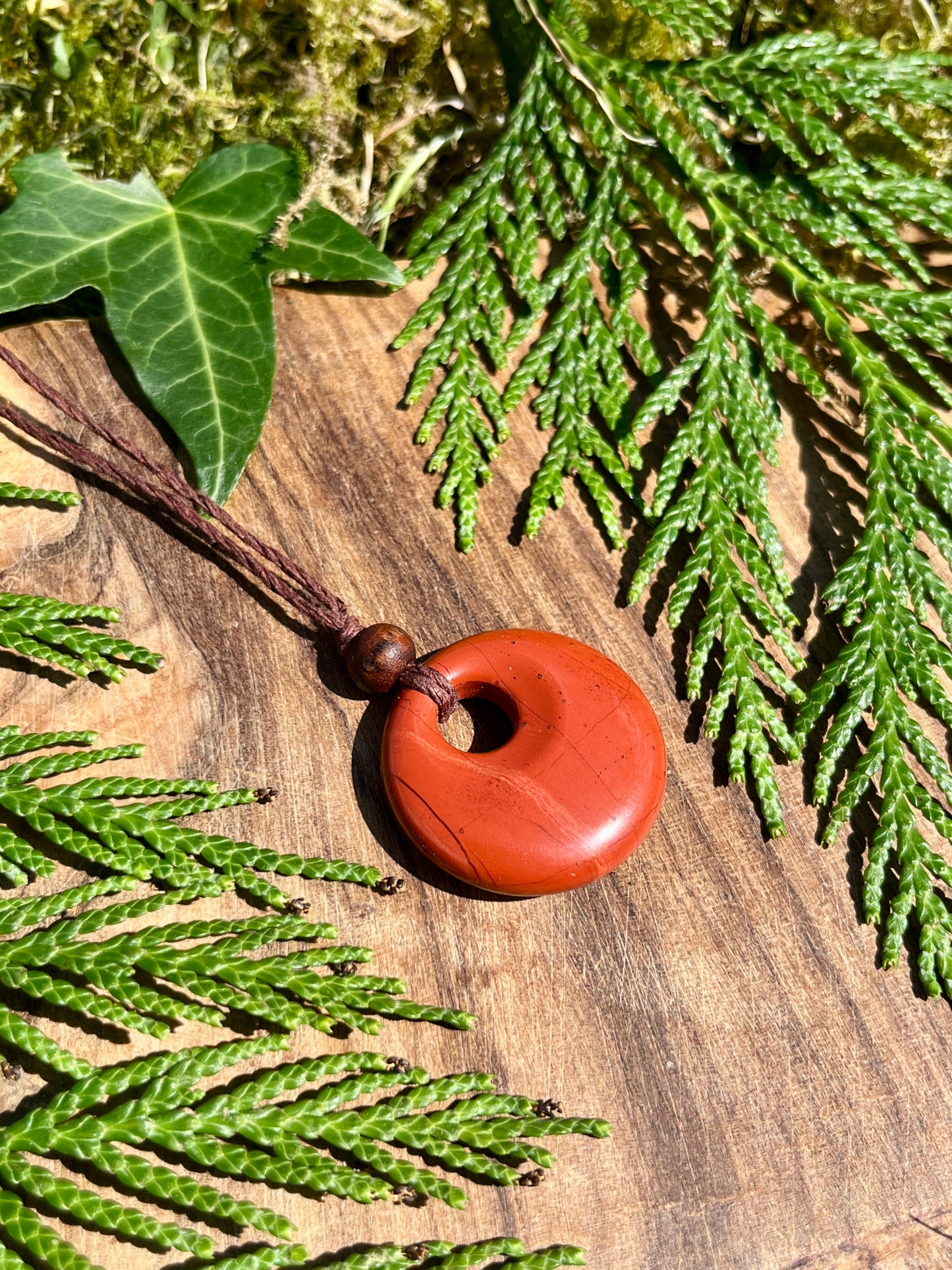Balance & Grounding Red Jasper Necklace ⋆.˚