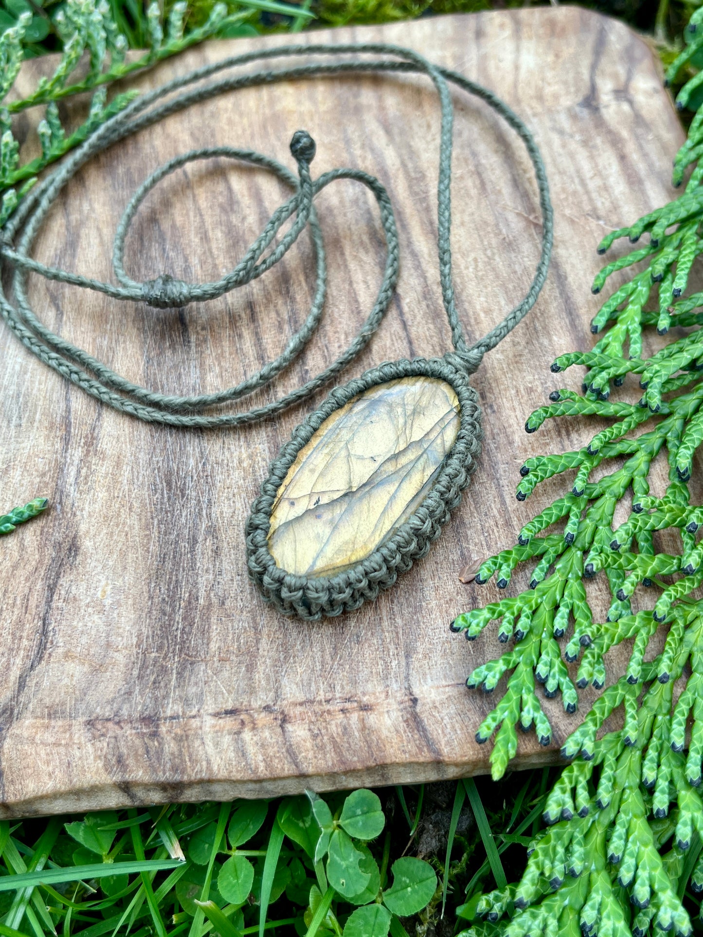 Transformation & Growth Labradorite Dainty Necklace ꩜