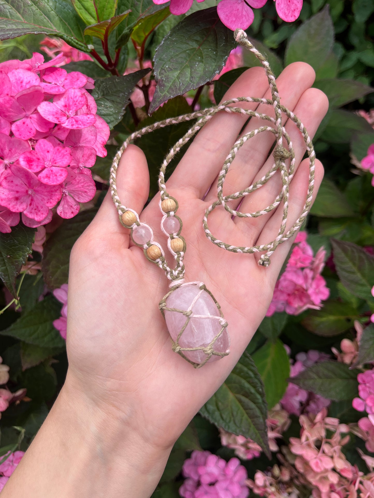 Self-love & Confidence - Rose Quartz Necklace ♡︎