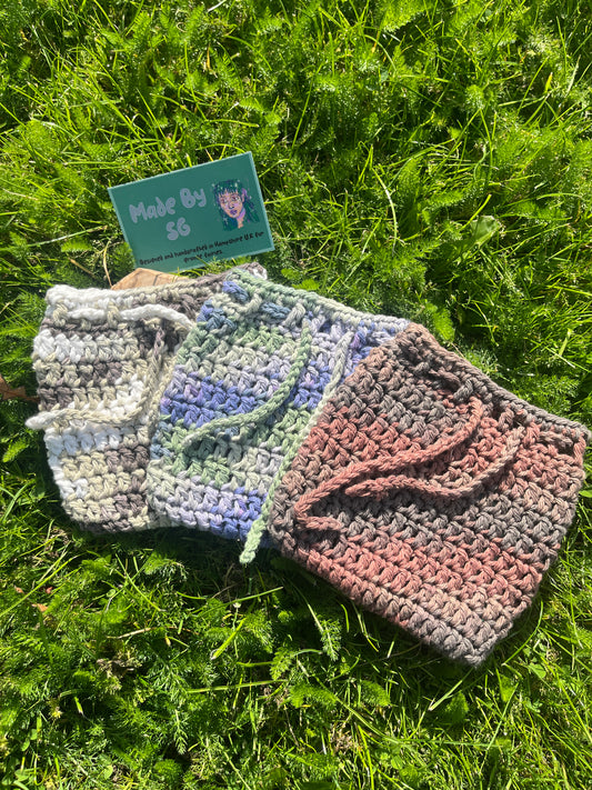Crochet Crystal Pouches