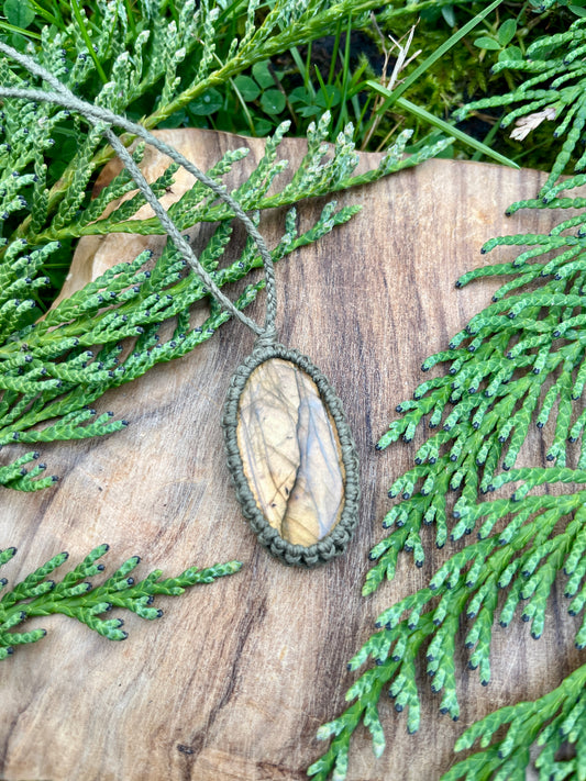 Transformation & Growth Labradorite Dainty Necklace ꩜