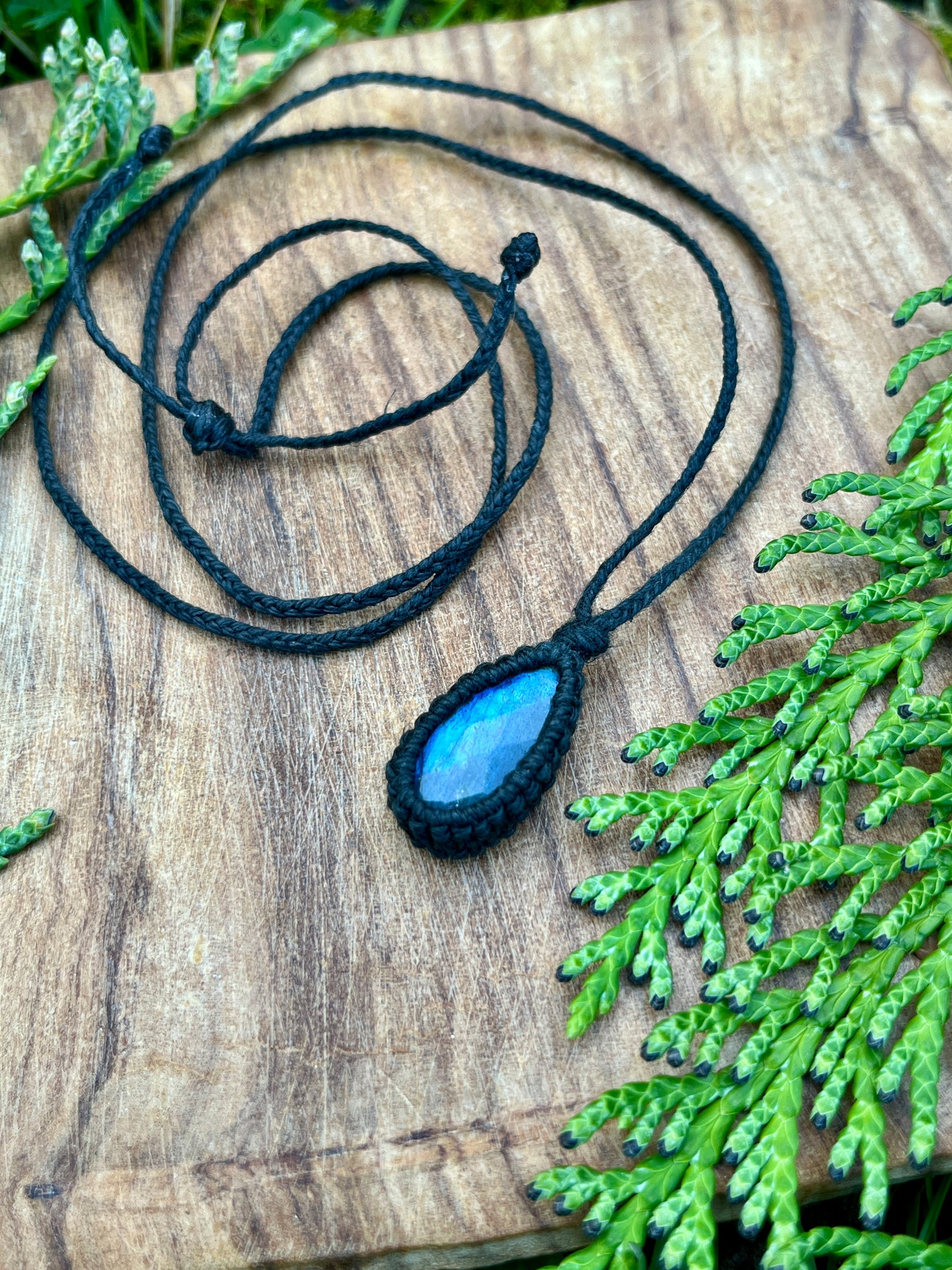 Transformation & Growth Labradorite Dainty Necklace ꩜