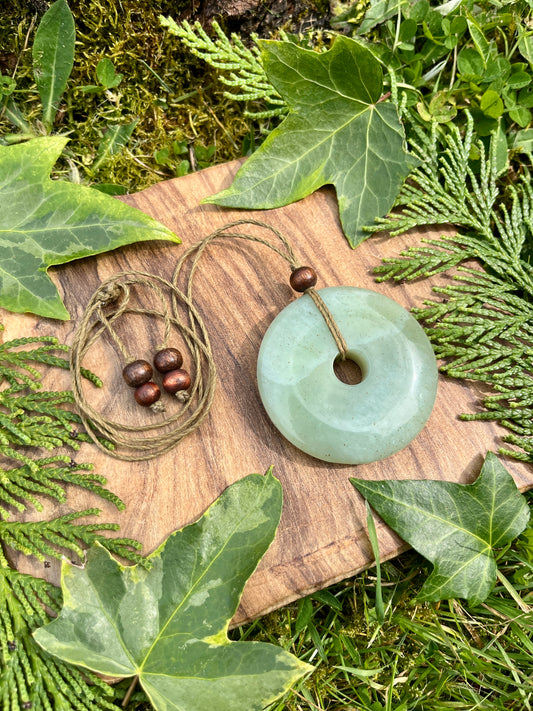 Luck & Abundance Jade Necklace ⋆.˚