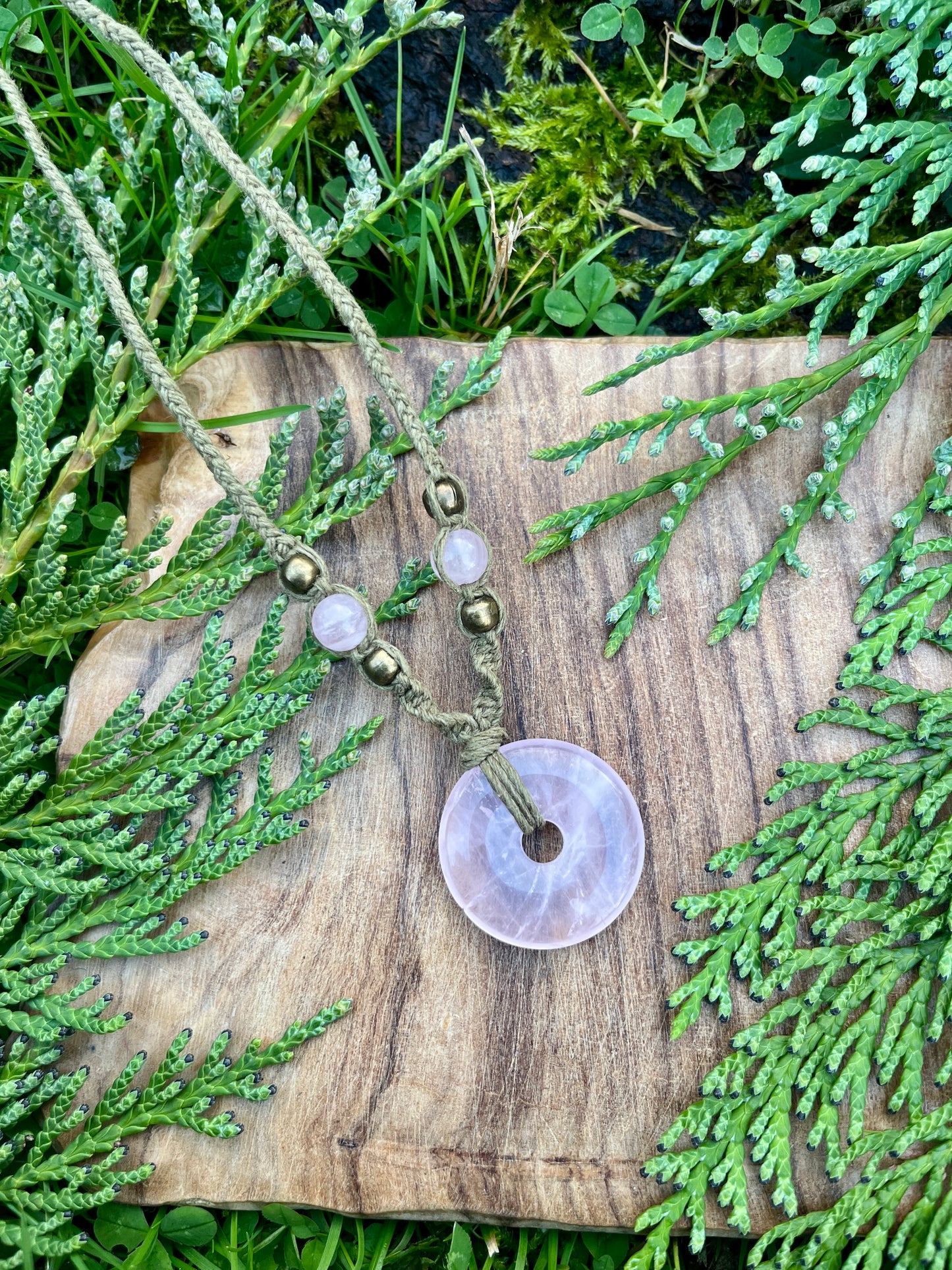 Self-love & Romance Rose Quartz Necklace ꩜