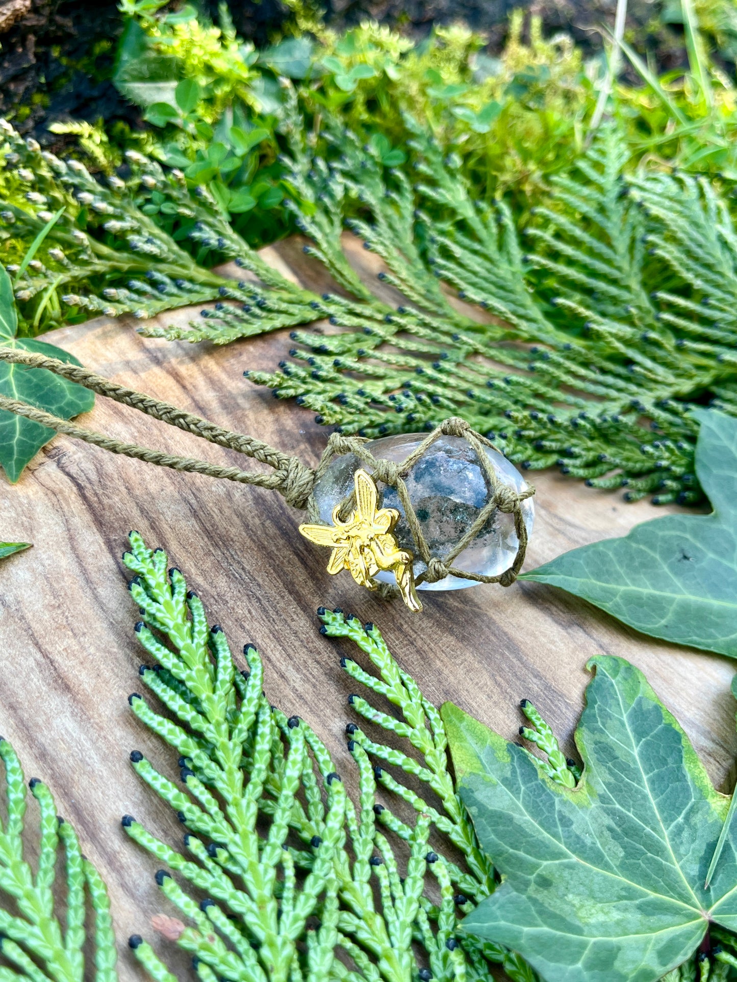 Growth & Inner Connection Garden Quartz Necklace ⊹ ࣪ ˖