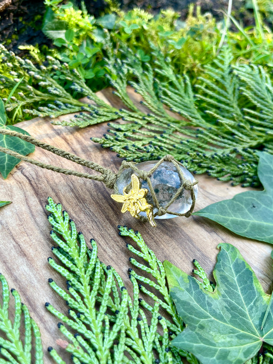 Growth & Inner Connection Garden Quartz Necklace ⊹ ࣪ ˖