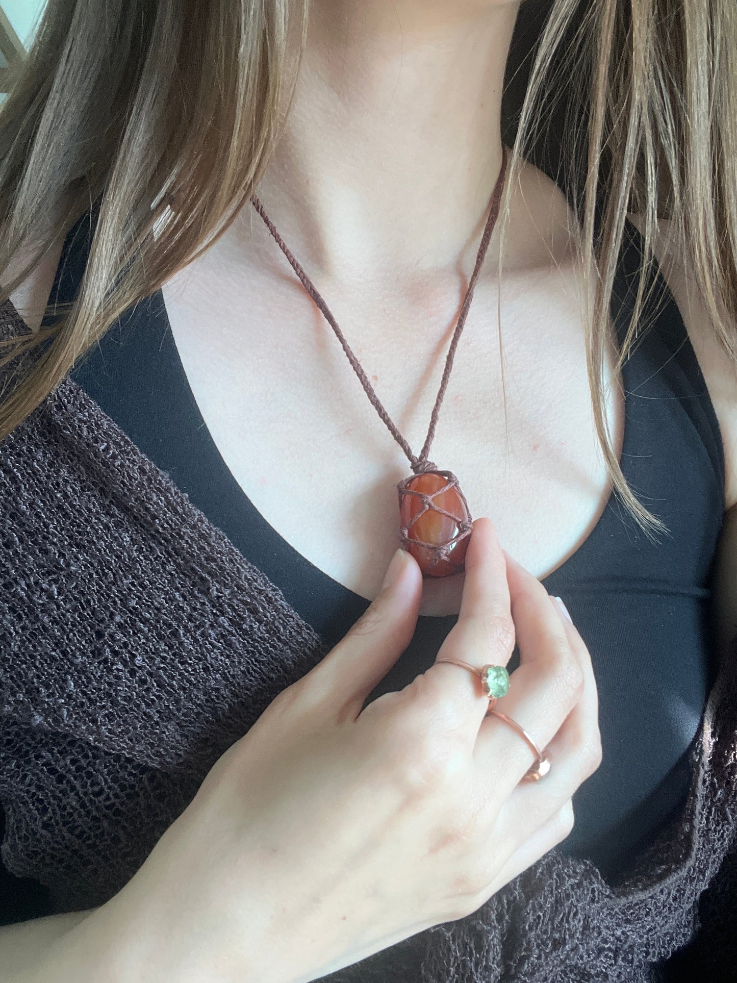 Passion & Creativity Carnelian Necklace 𖤓