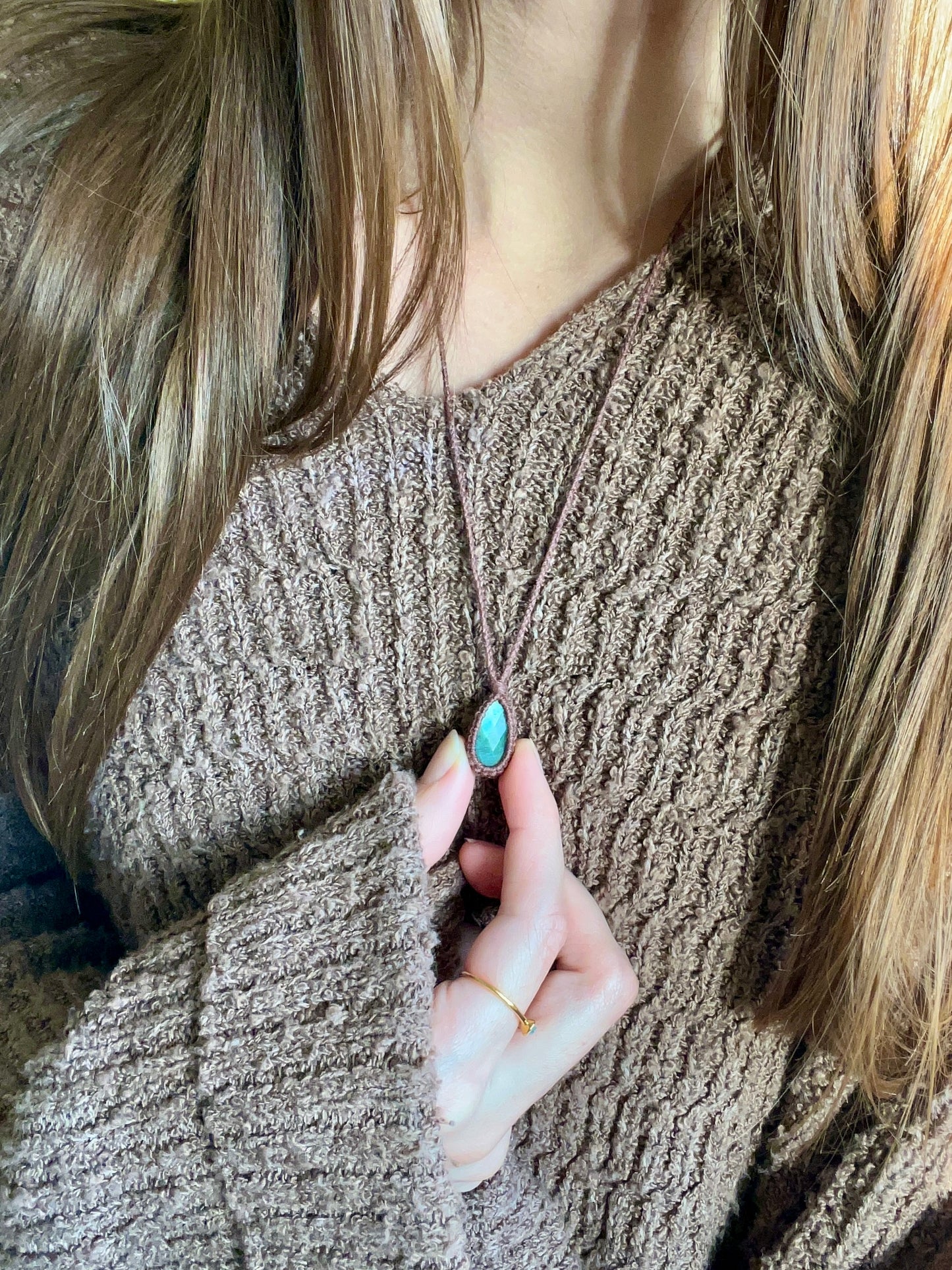 Transformation & Growth Labradorite Dainty Necklace ꩜