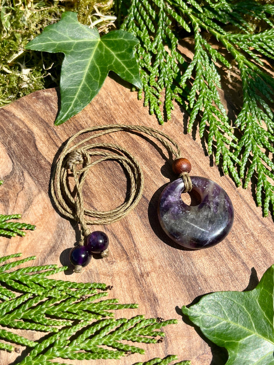 Peace & Positivity Amethyst Necklace ⋆.˚