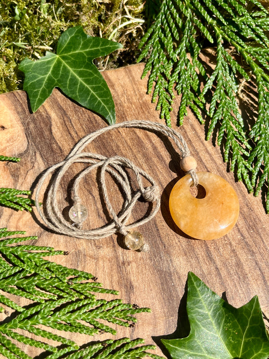 Confidence & Power Yellow Aventurine Necklace ⋆.˚