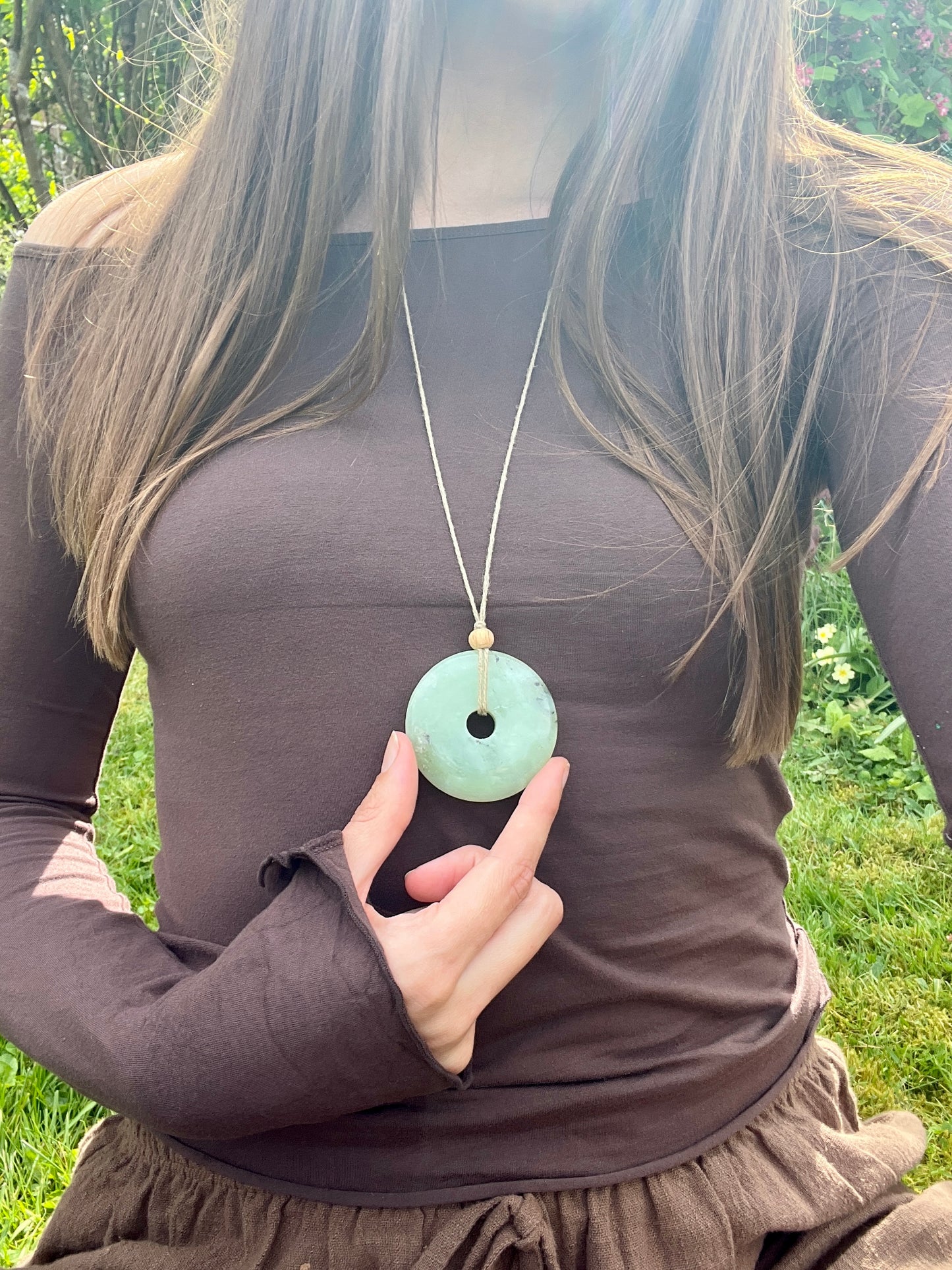 Luck & Abundance Jade Necklace ⋆.˚