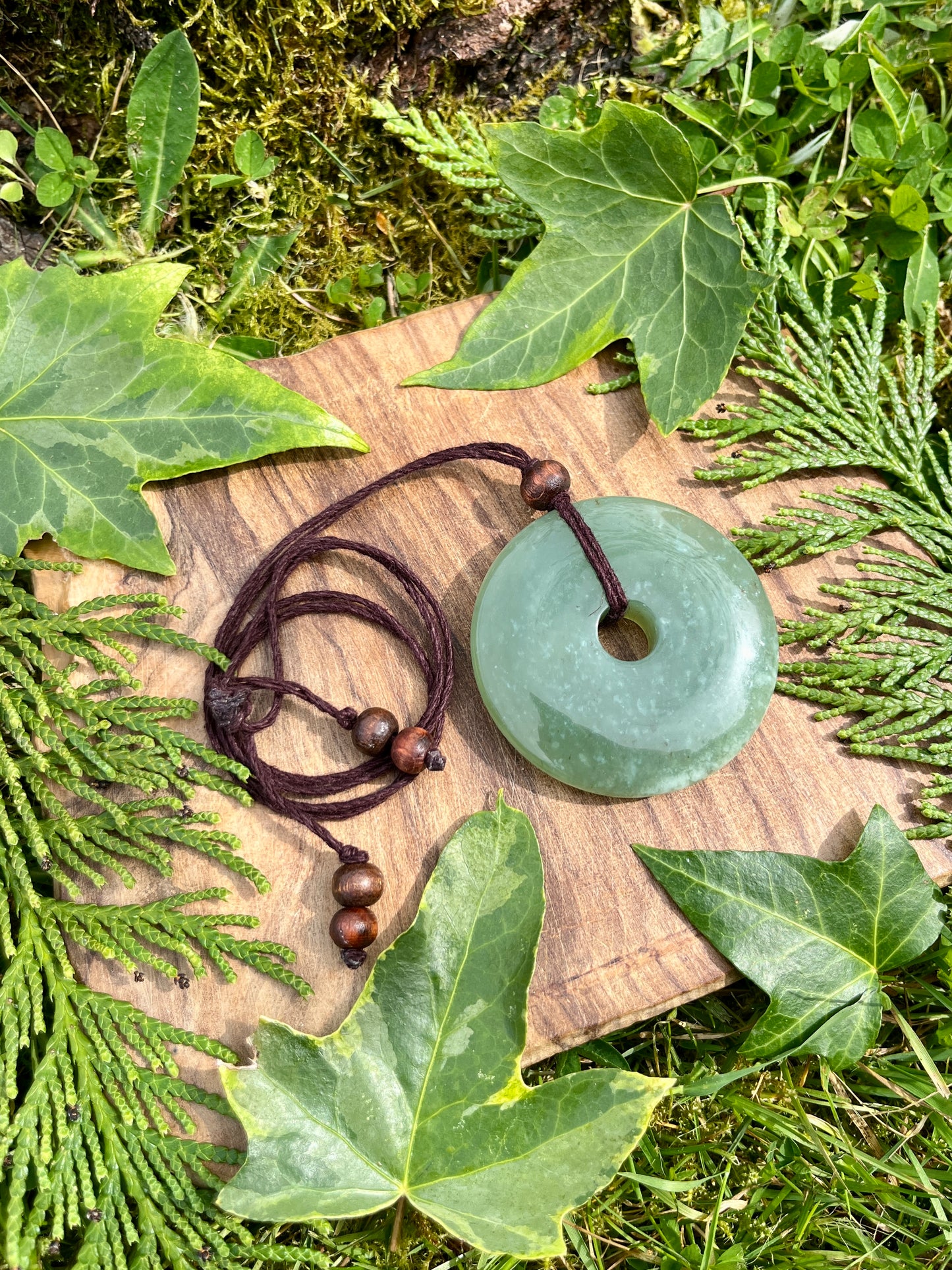 Luck & Abundance Jade Necklace ⋆.˚