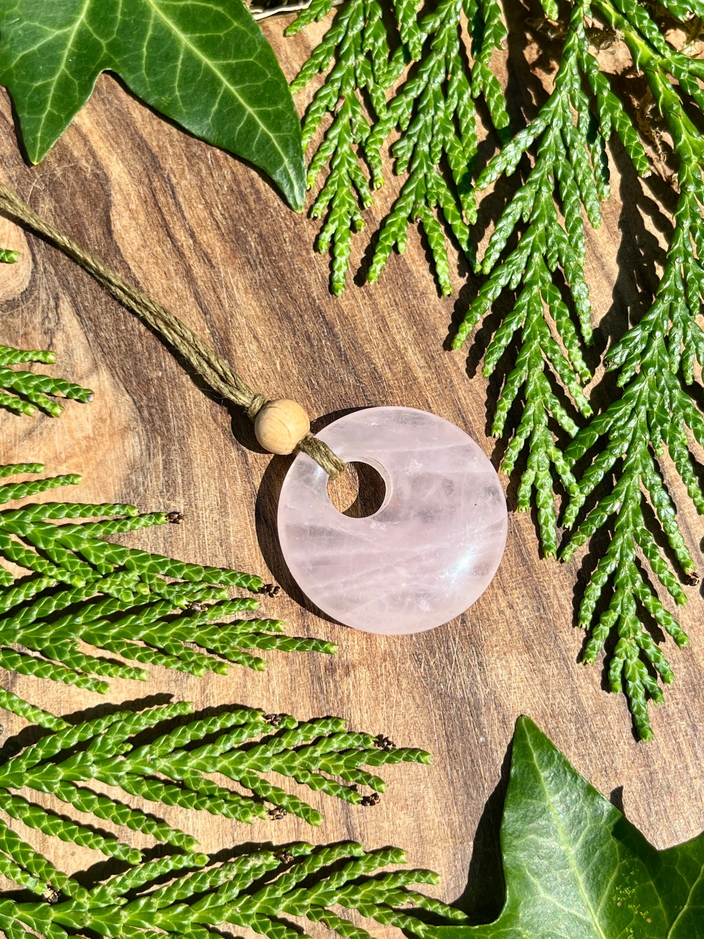Love + Confidence Rose Quartz Necklace ⋆.˚
