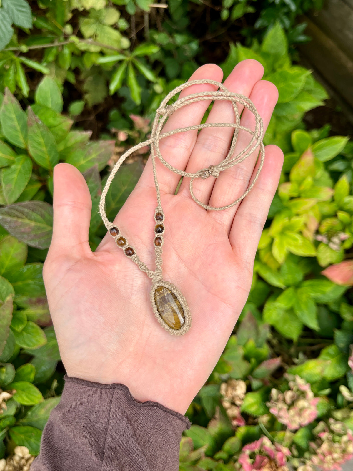 Courage & Confidence Golden Tigers Eye necklace