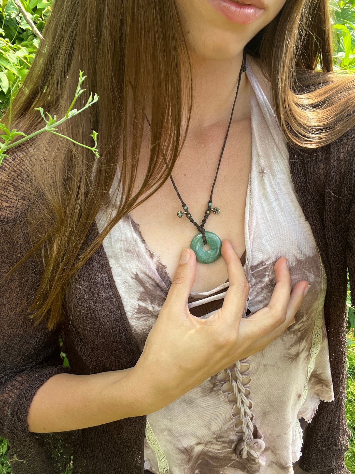 Optimism & Balance Green Aventurine Necklace ⋆.˚ l
