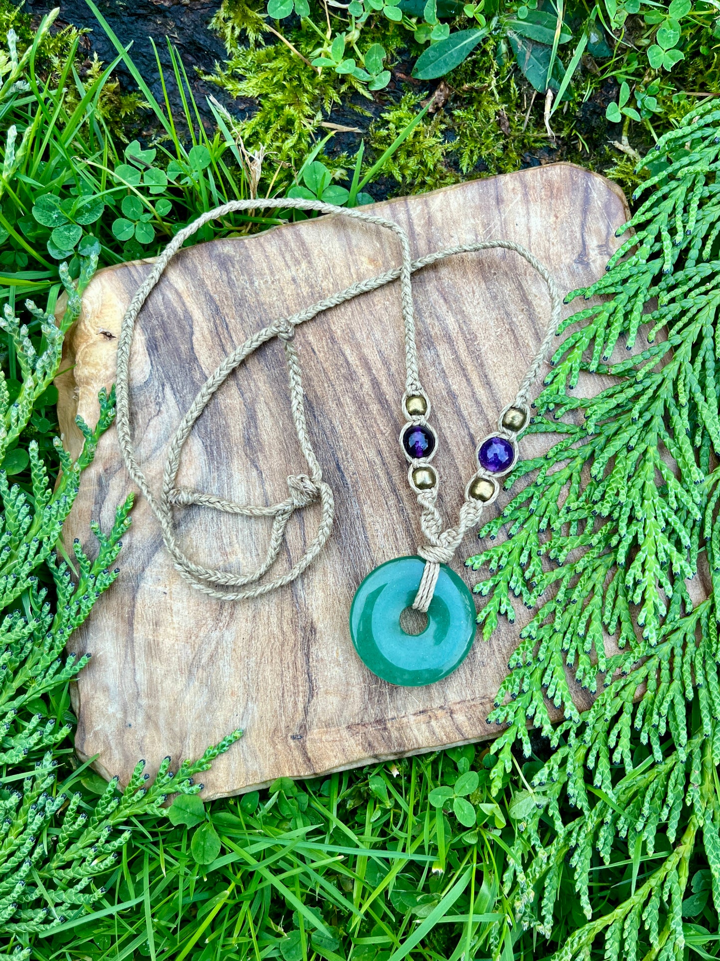 Abundance & Opportunity Green Aventurine Necklace ꩜