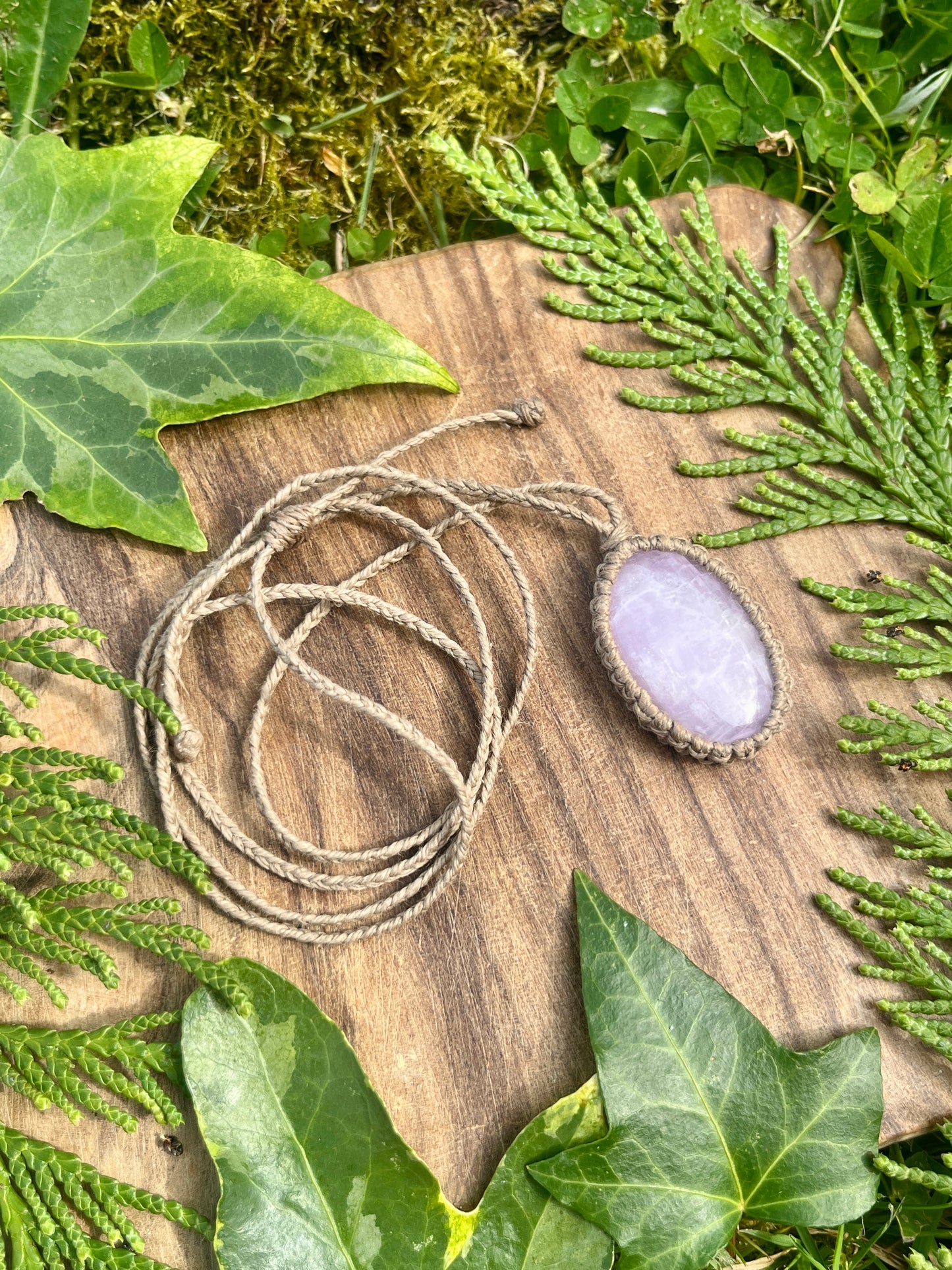 Self-love & Connection Kunzite Necklace ⋆.˚