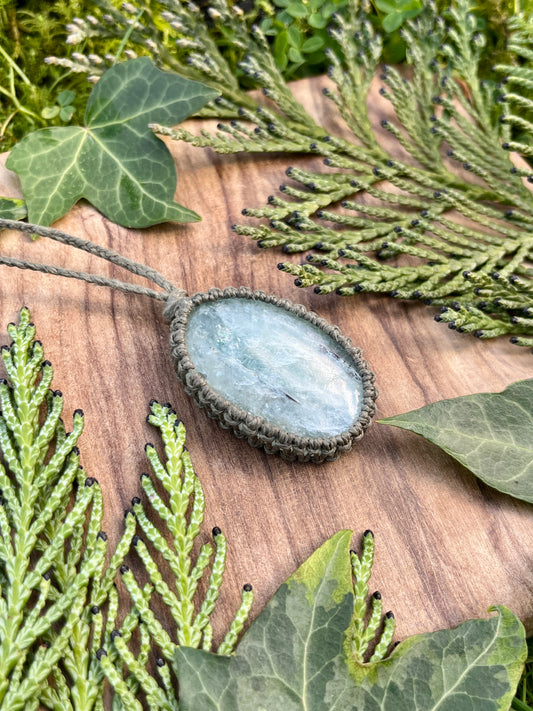 Insight & Wisdom Serpentine Jade Necklace ⋆˙⟡