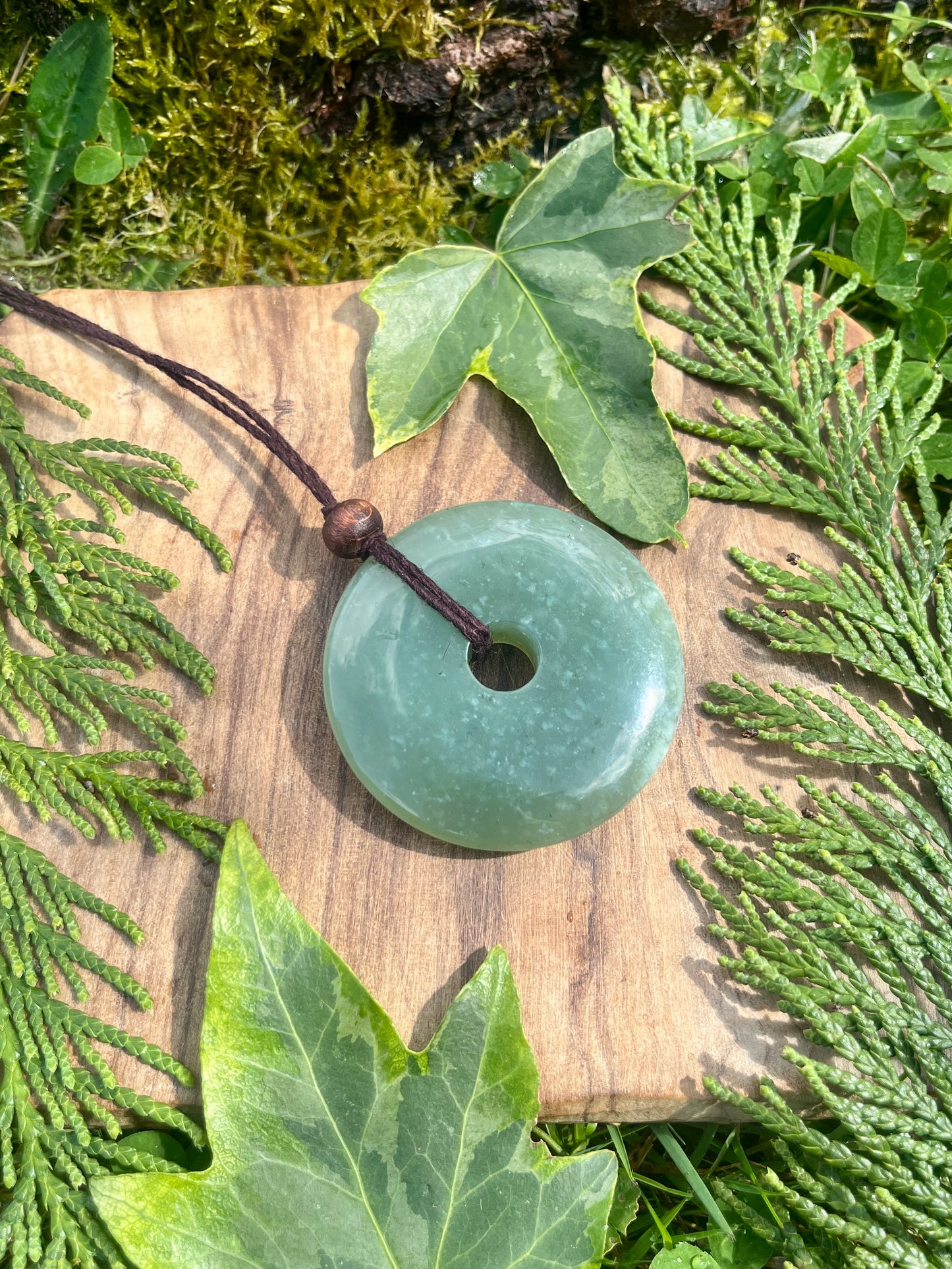Luck & Abundance Jade Necklace ⋆.˚