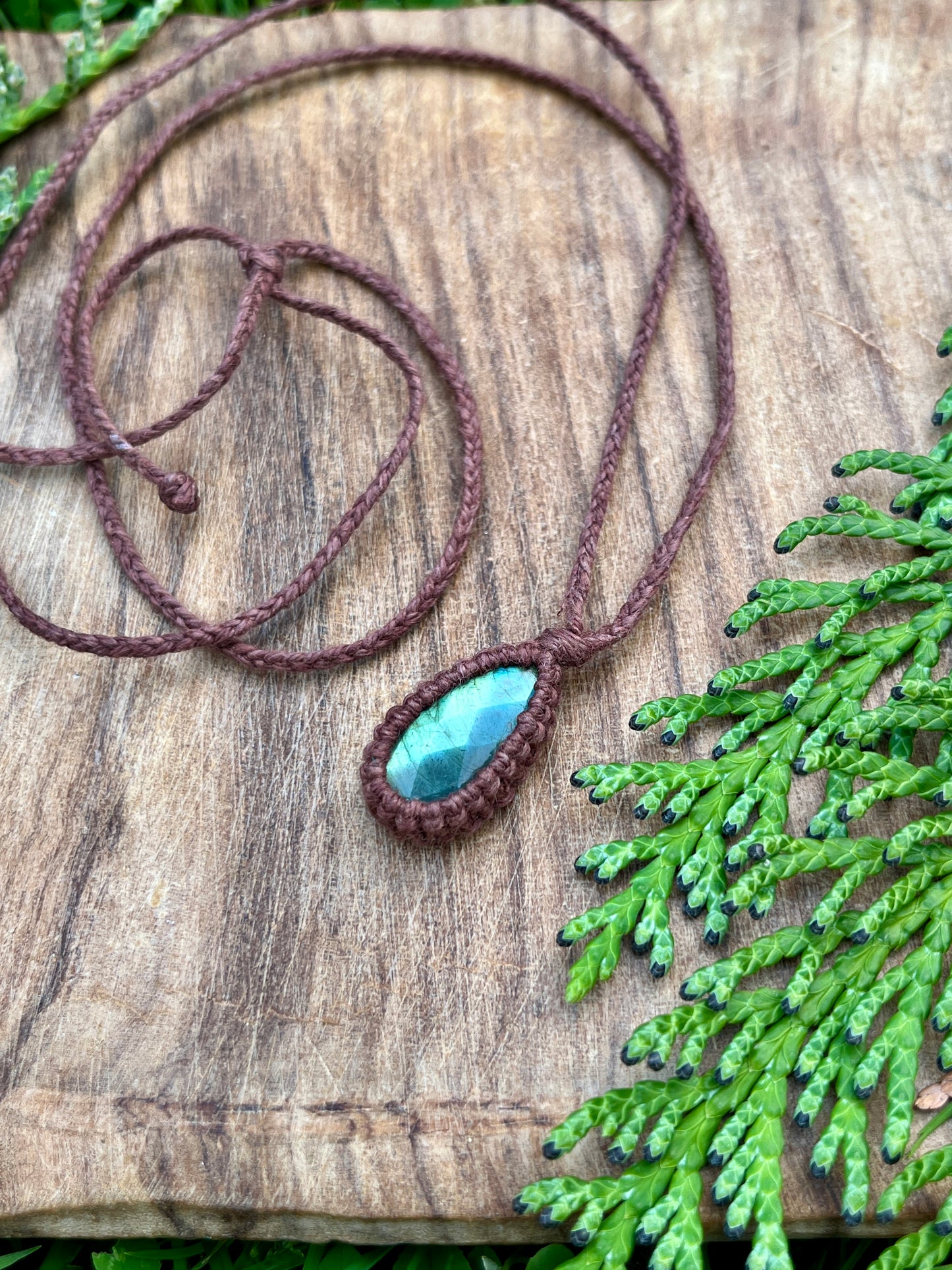 Transformation & Growth Labradorite Dainty Necklace ꩜
