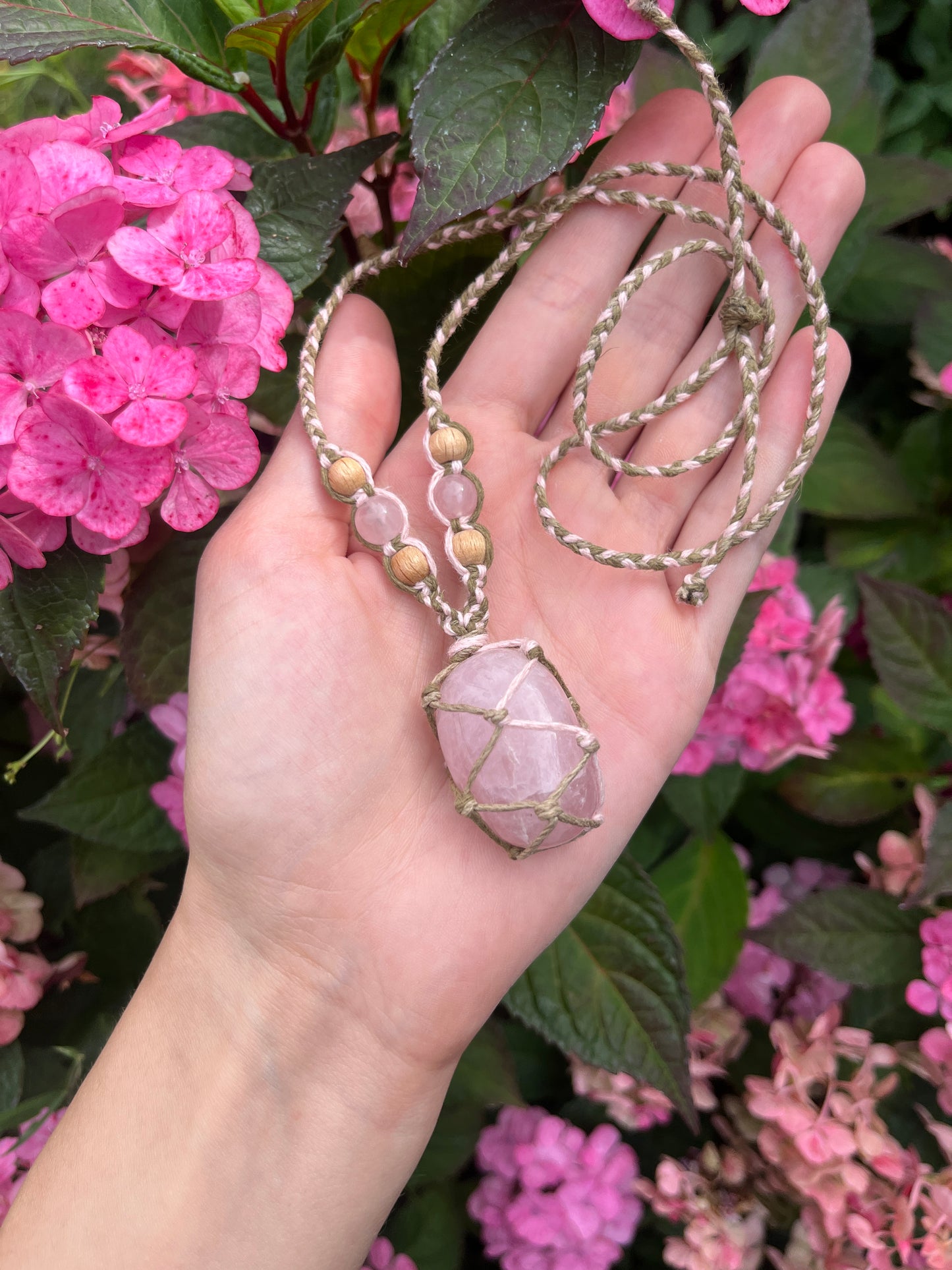 Self-love & Confidence - Rose Quartz Necklace ♡︎