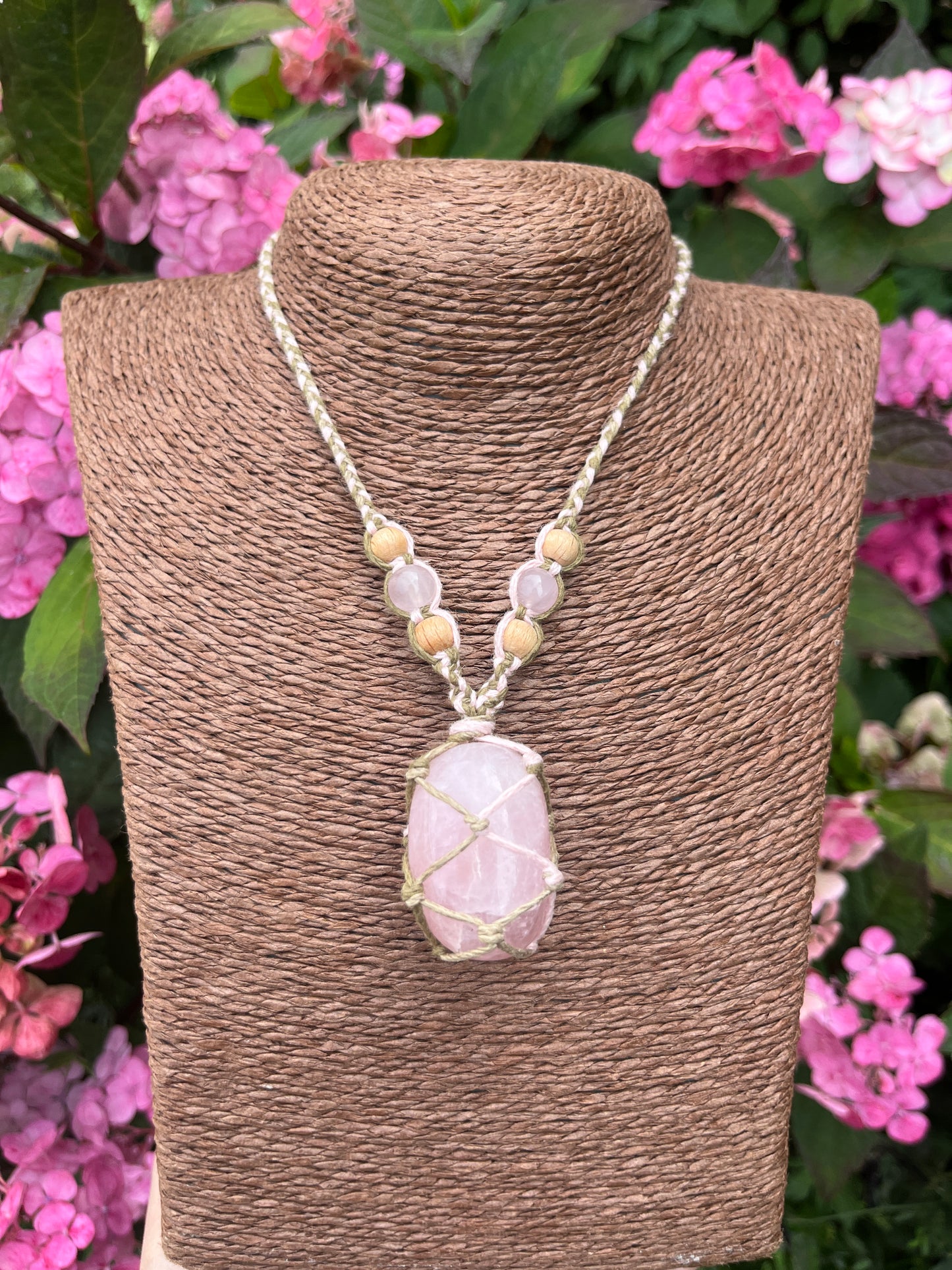 Self-love & Confidence - Rose Quartz Necklace ♡︎