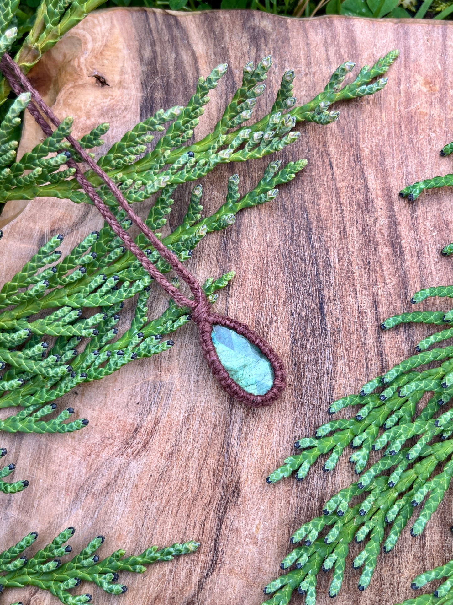 Transformation & Growth Labradorite Dainty Necklace ꩜