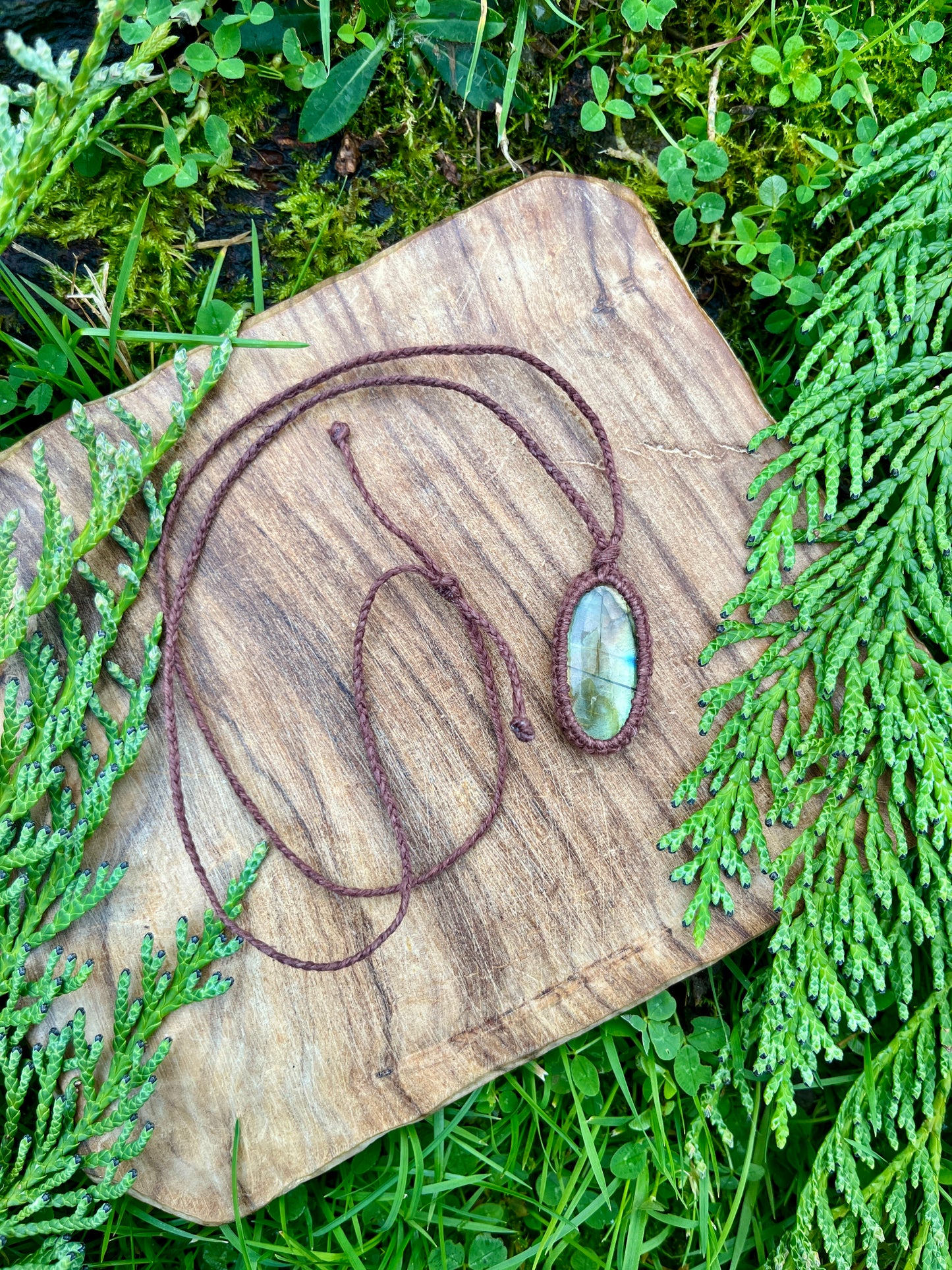 Transformation & Growth Labradorite Dainty Necklace ꩜