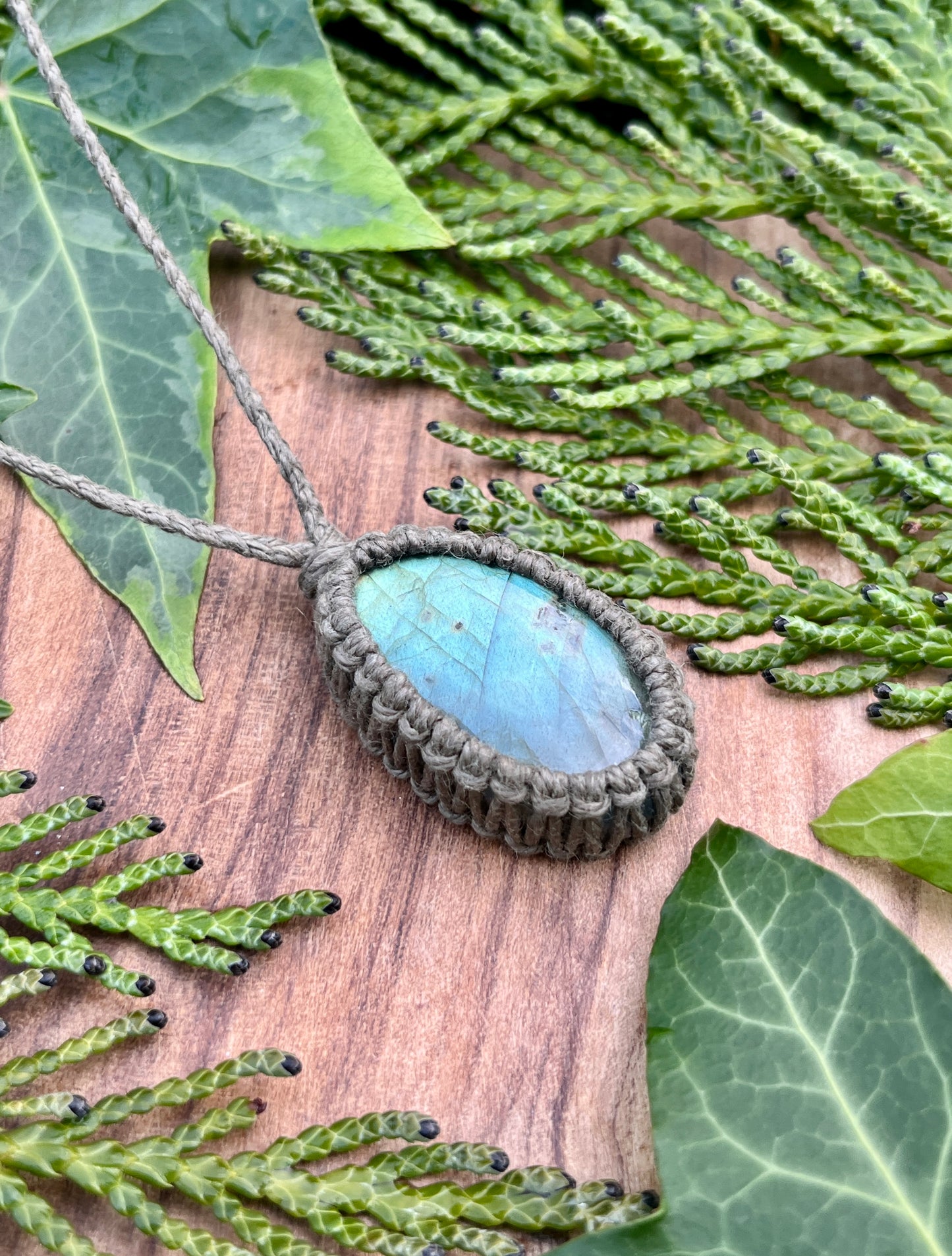 Perseverance & Courage Labradorite Necklace ⋆.˚